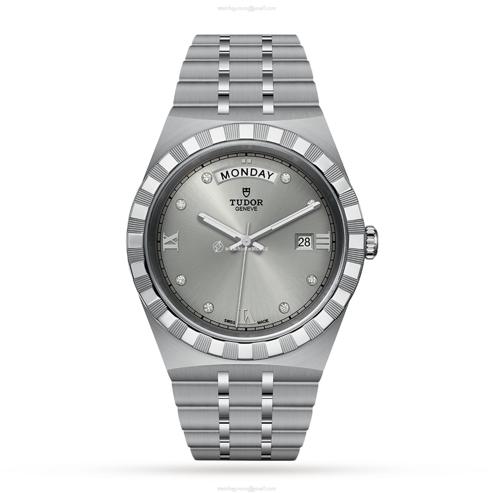 Tudor Royal M28600-0002 Automatic Watch - 41mm Stainless Steel Silver Dial
