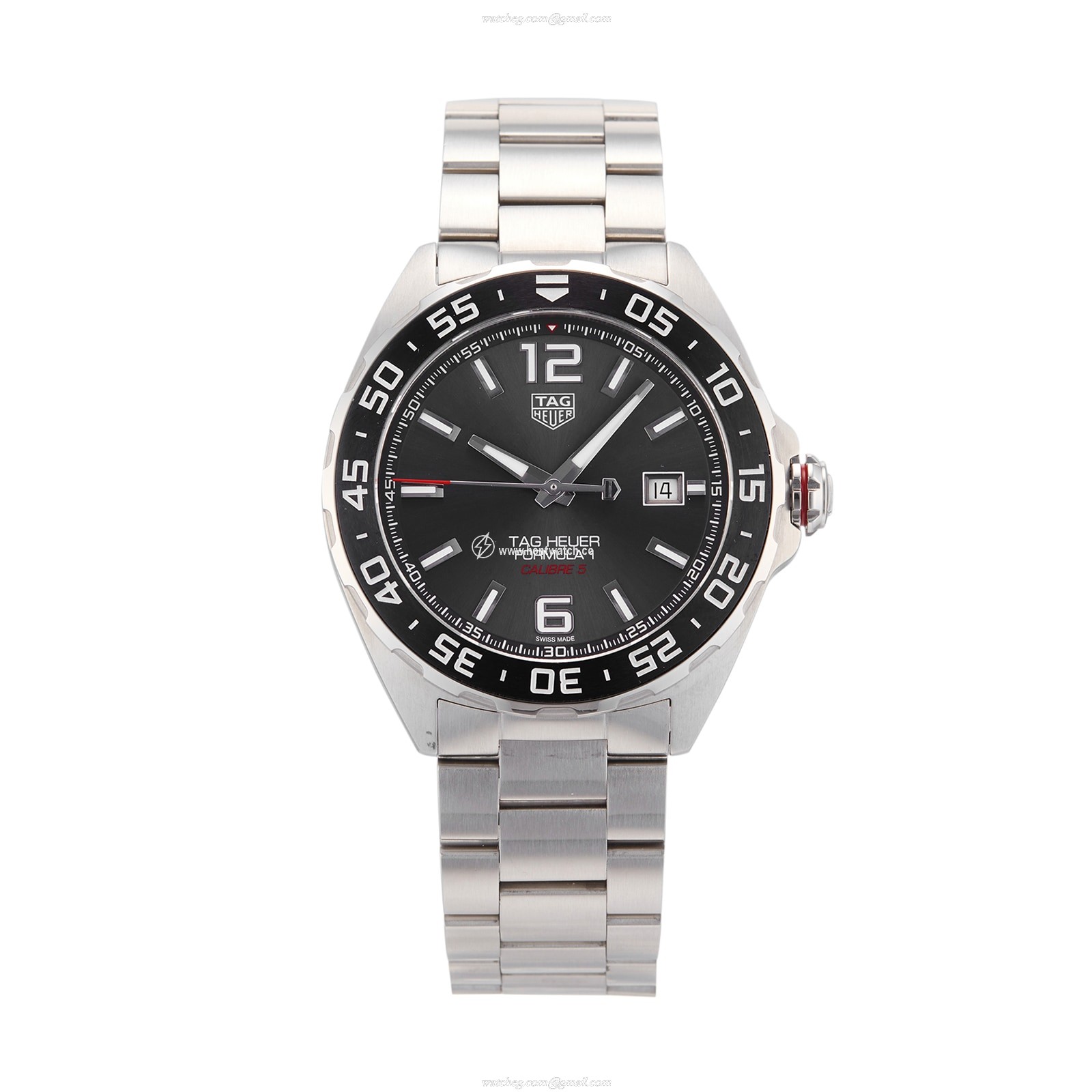 TAG Heuer Formula 1 Automatic Grey Dial - 43mm Stainless Steel Watch