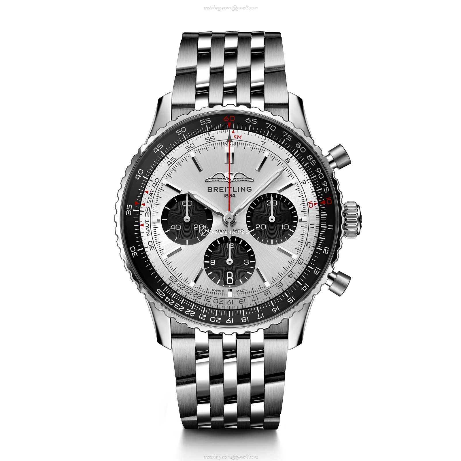 Breitling Navitimer AB0138241G1A1 | 43mm Stainless Steel Automatic Silver Watch