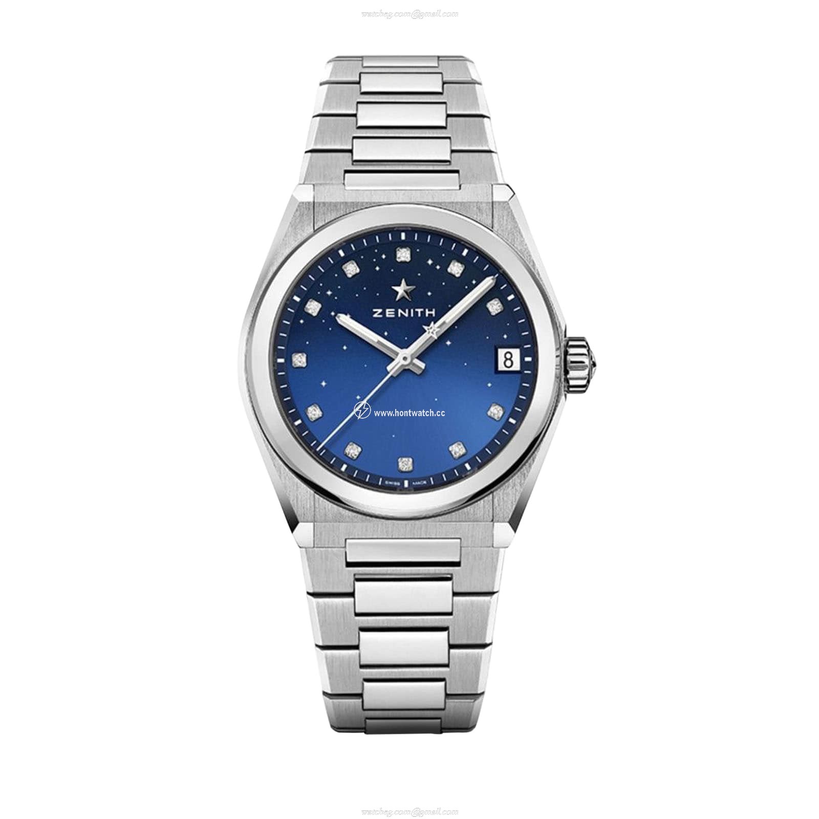 Zenith Defy Midnight 36mm Automatic Blue Dial - Stainless Steel Watch