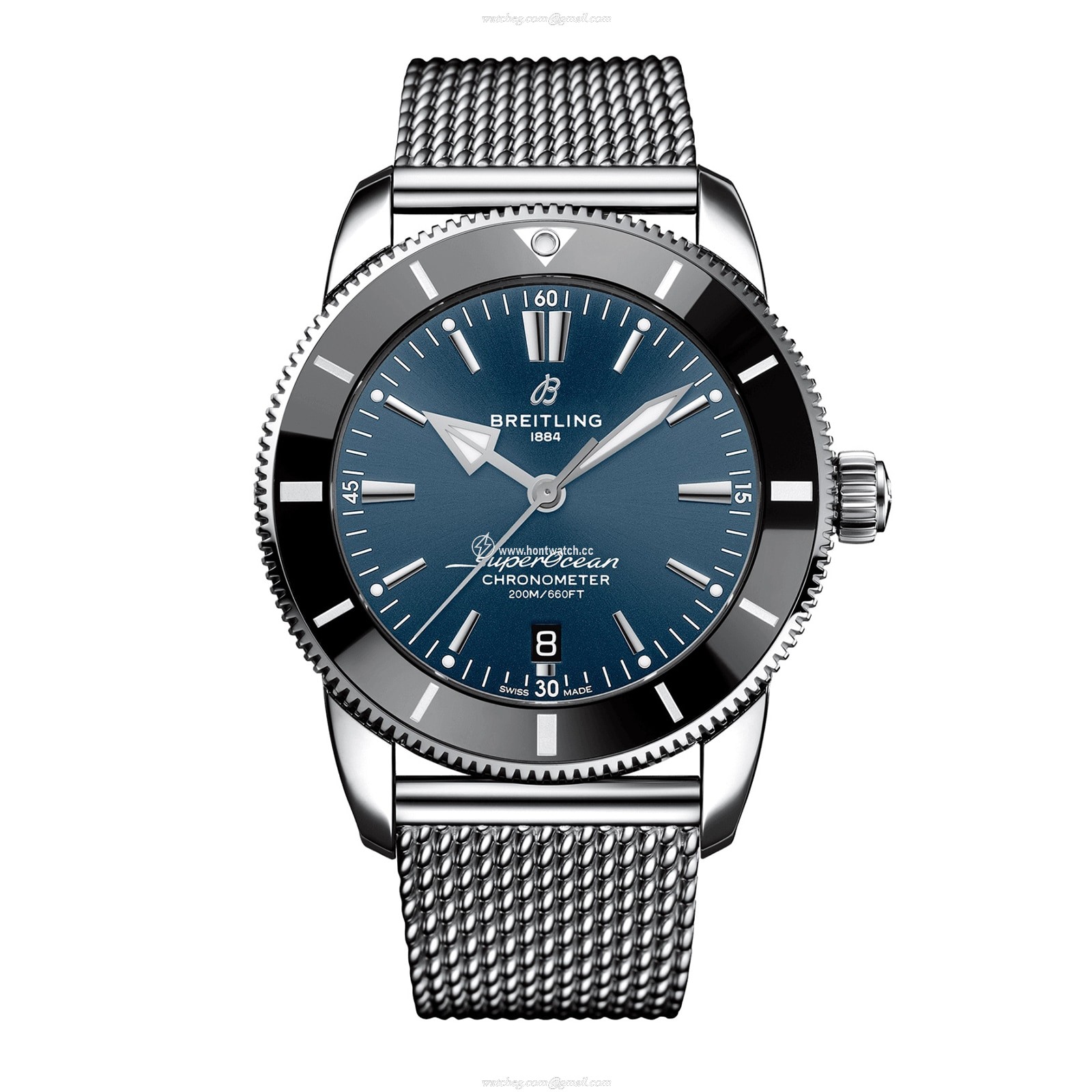 Breitling Superocean Heritage 44mm Automatic Blue Dial - Stainless Steel