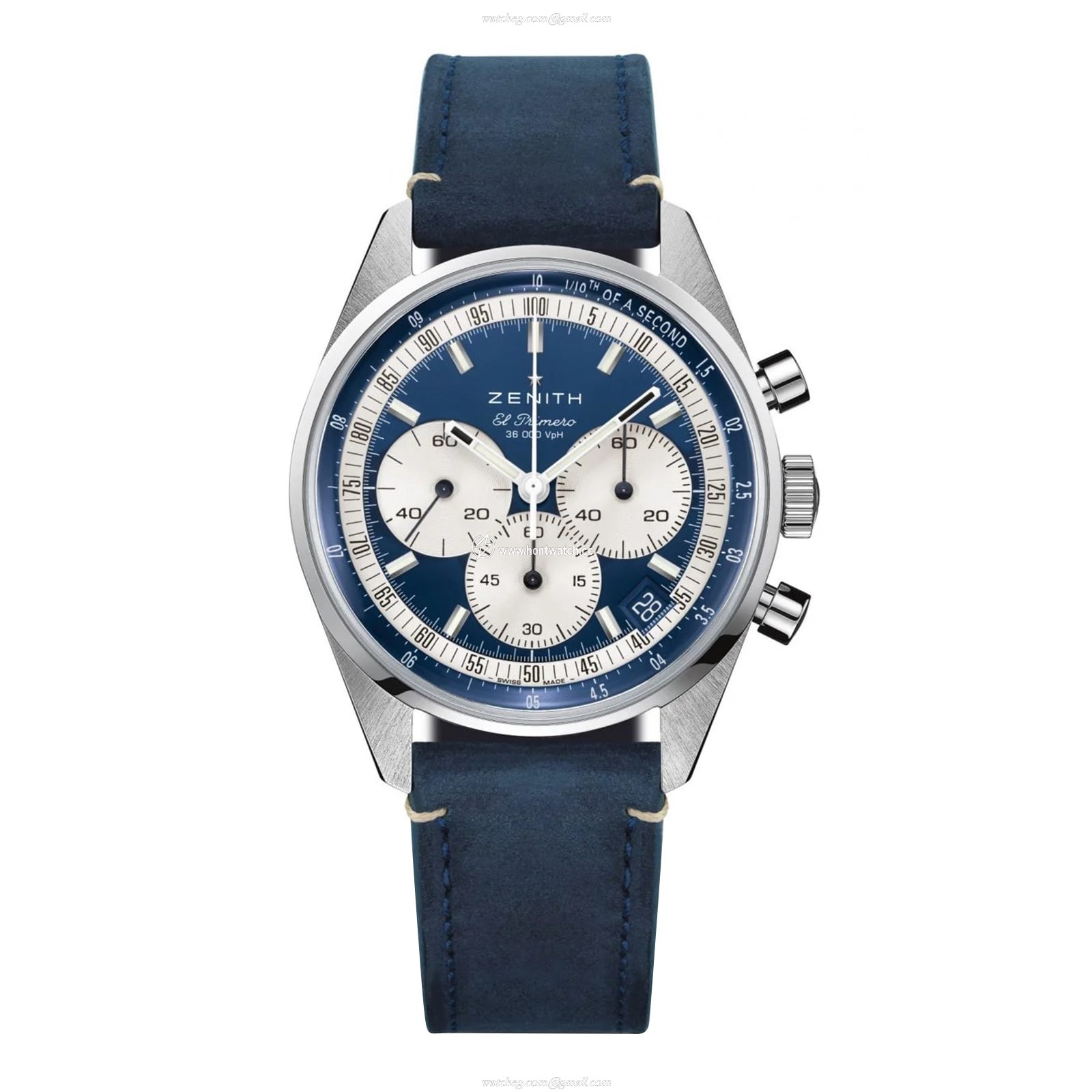 Zenith Chronomaster Original 38mm Blue Dial Automatic Watch | Stainless Steel