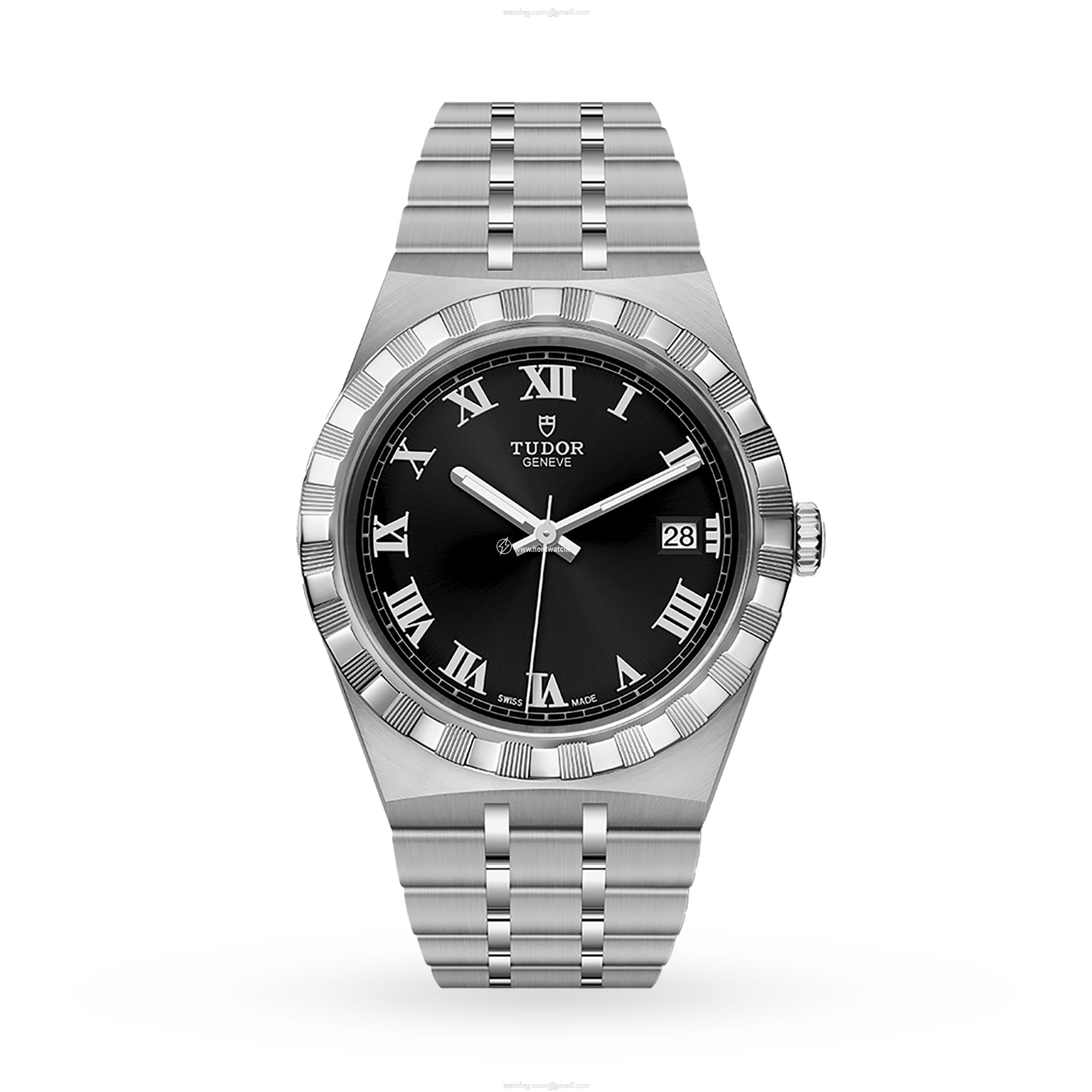 Tudor Royal M28500-0003 | 38mm Stainless Steel Quartz Watch - Black Dial