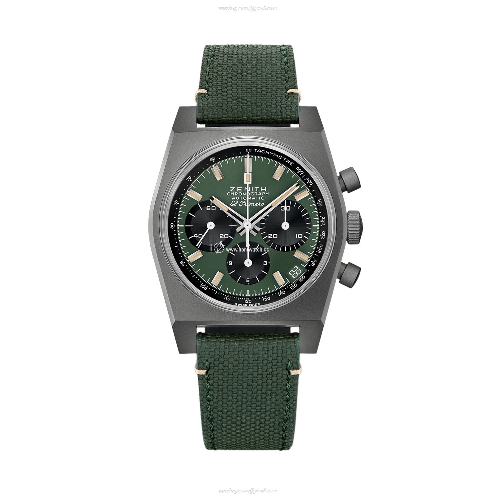 Zenith Chronomaster Titanium Automatic Green Dial 37mm Watch