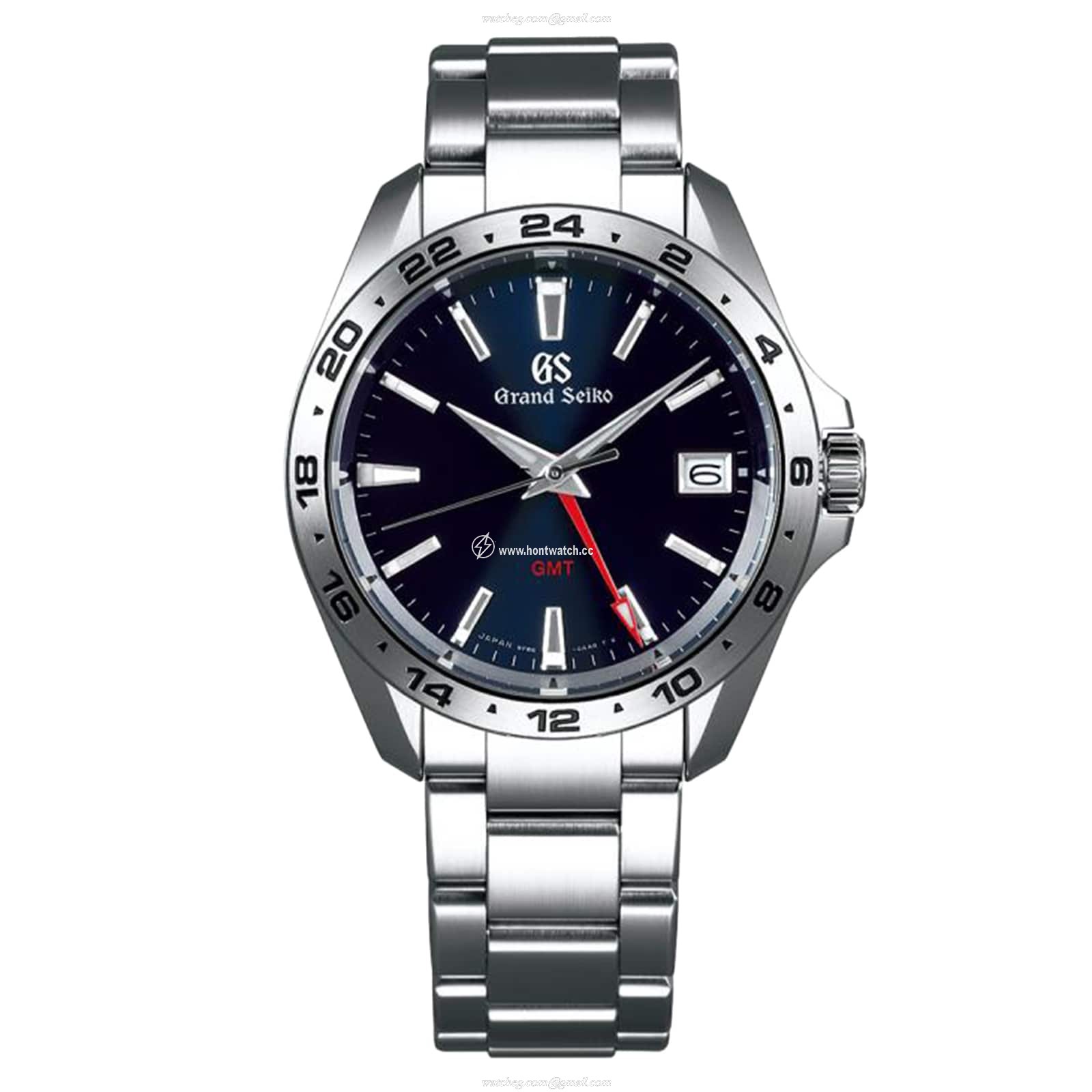 Grand Seiko Sport SBGN005 Quartz GMT Blue Dial - 39mm Stainless Steel
