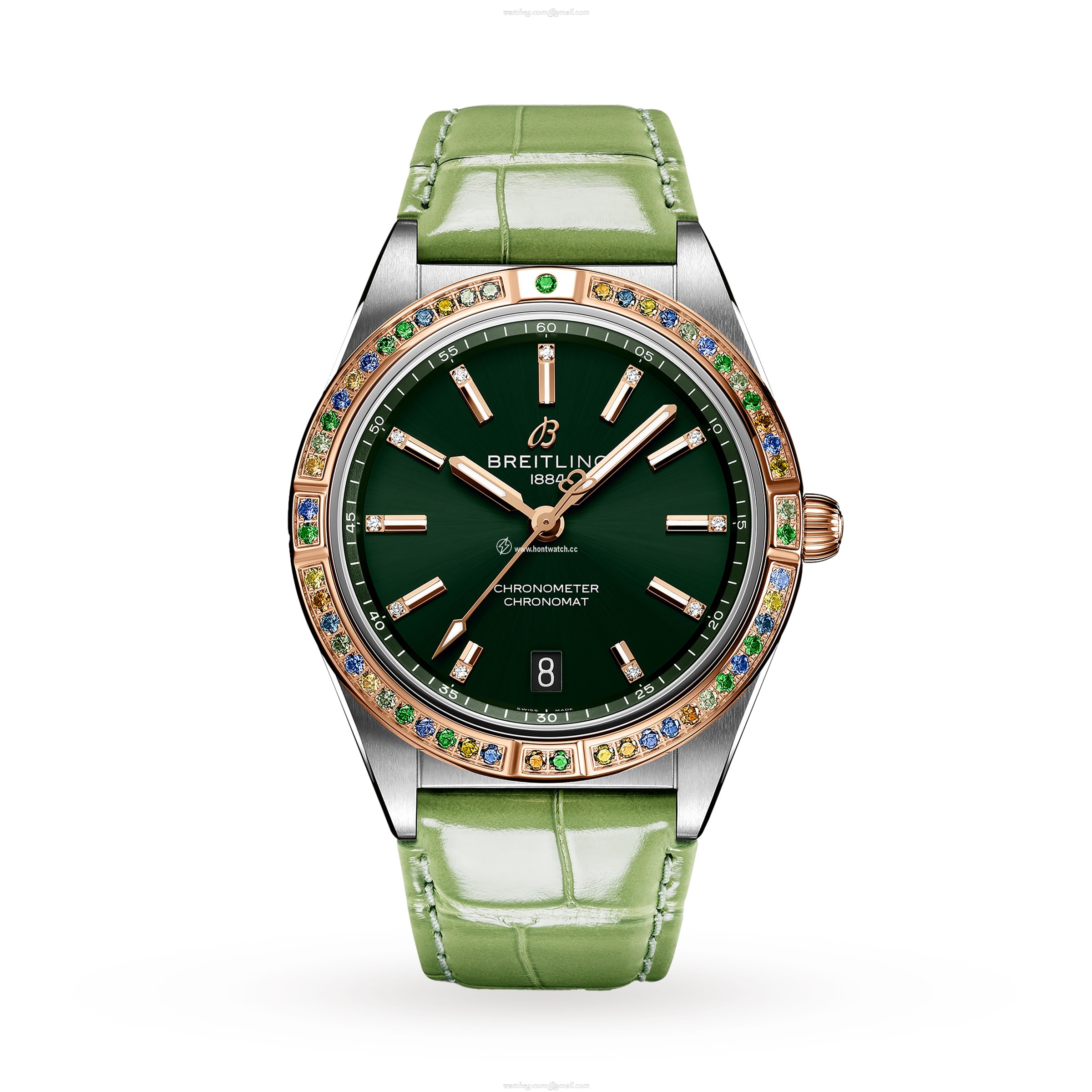 Breitling Chronomat 36mm Green Dial - Stainless Steel & Rose Gold Automatic