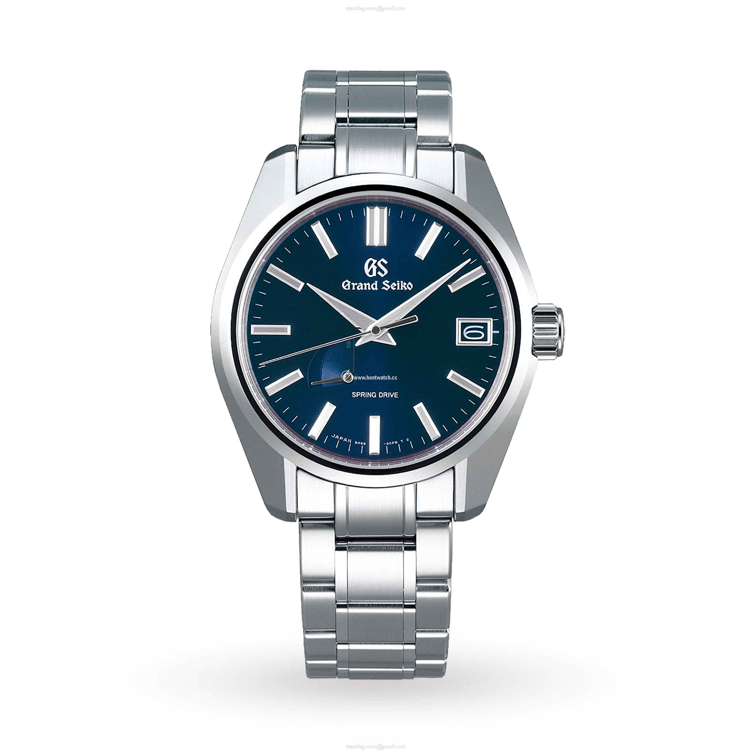 Grand Seiko Heritage SBGA375 Automatic Blue Watch - 40mm Stainless Steel