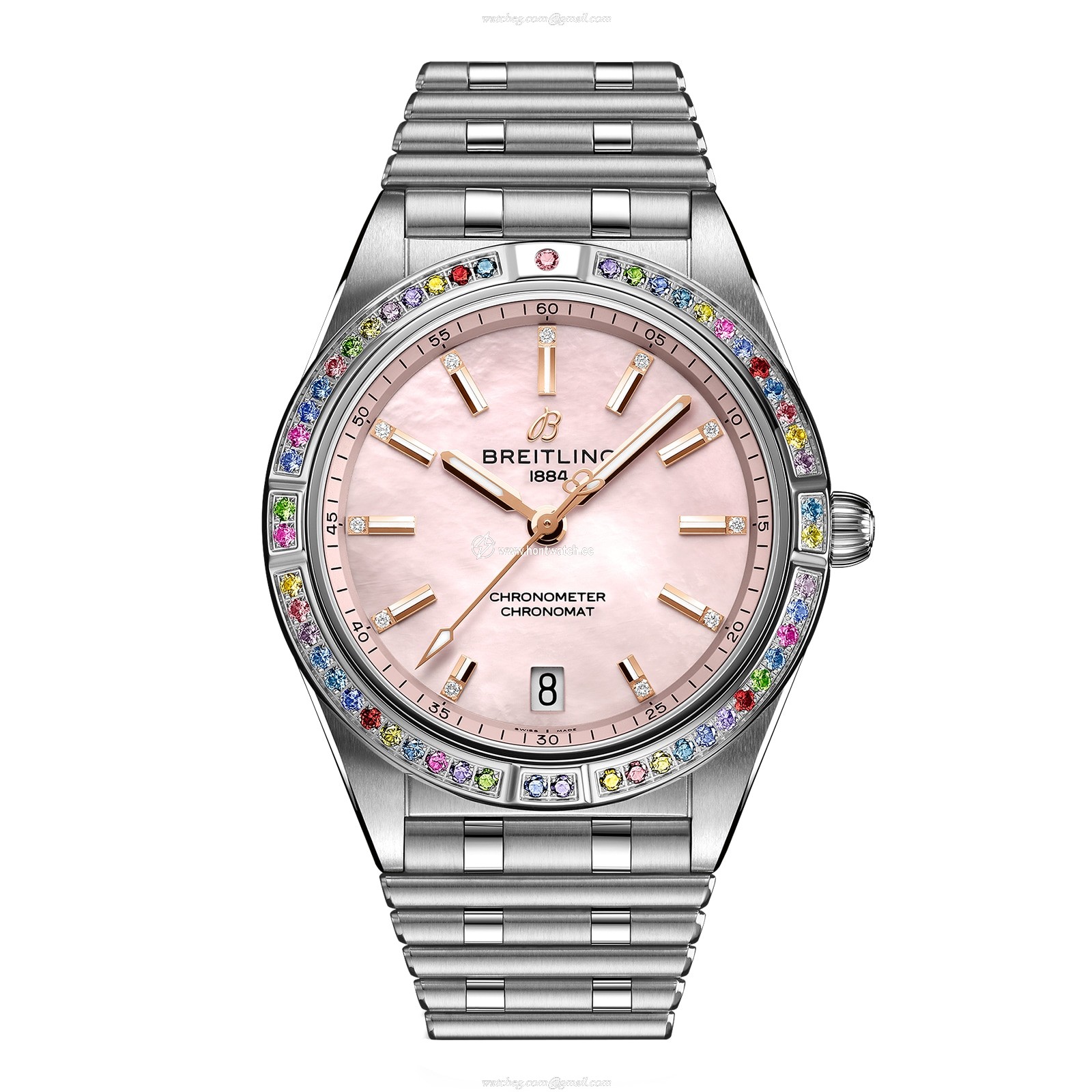 Breitling Chronomat G10380BB1K1G1 | 36mm Pink Dial | Automatic | 100m Water Resistant