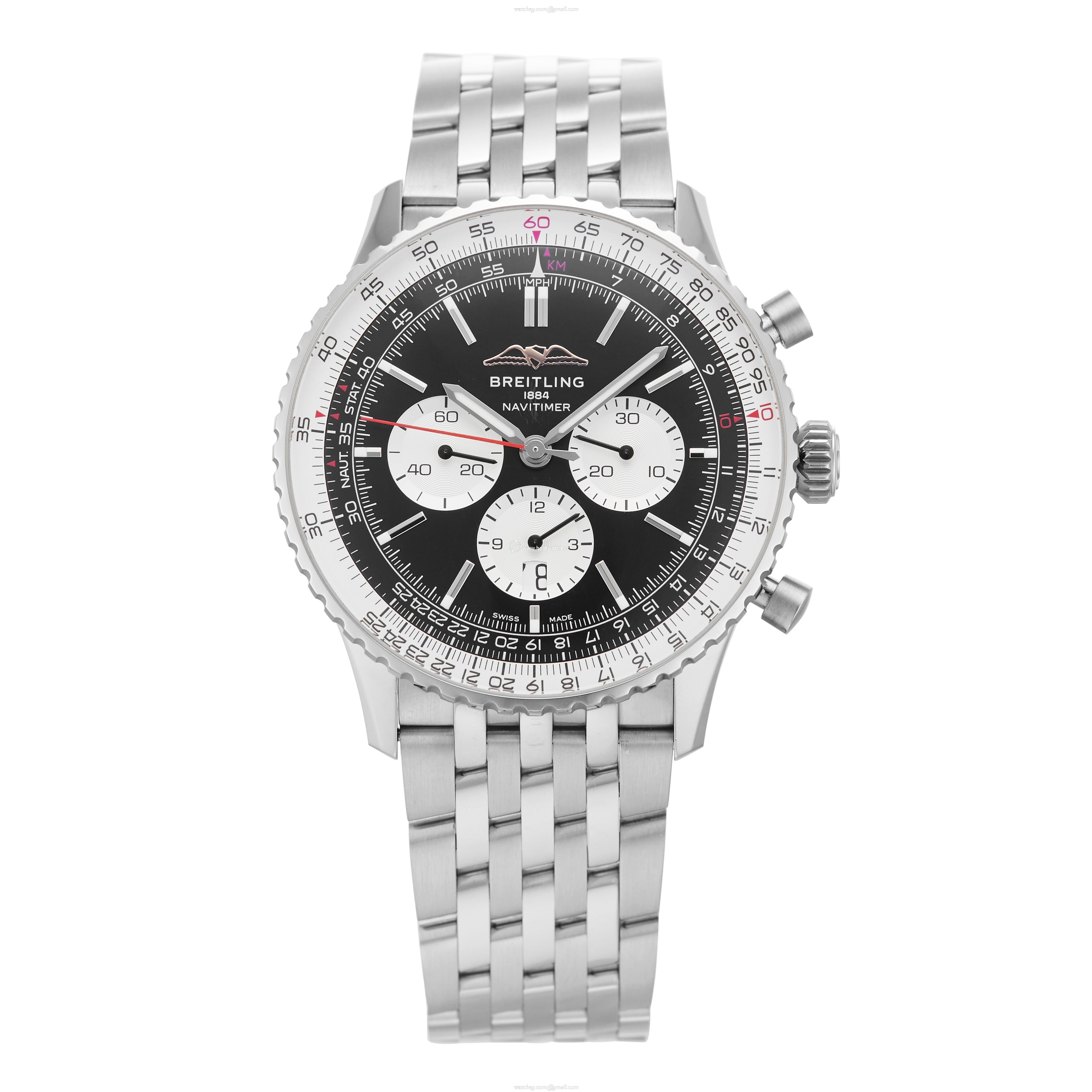 Breitling Navitimer AB0137211B1A1 | 46mm Automatic Chronograph | Black Dial