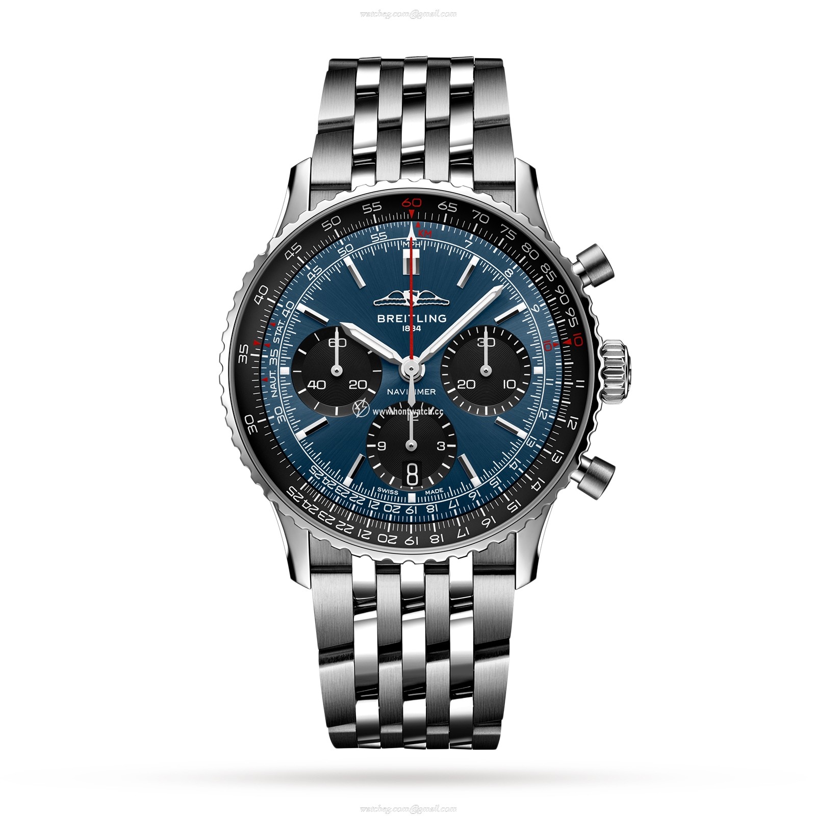 Breitling Navitimer 41mm Automatic Blue Dial Stainless Steel Watch
