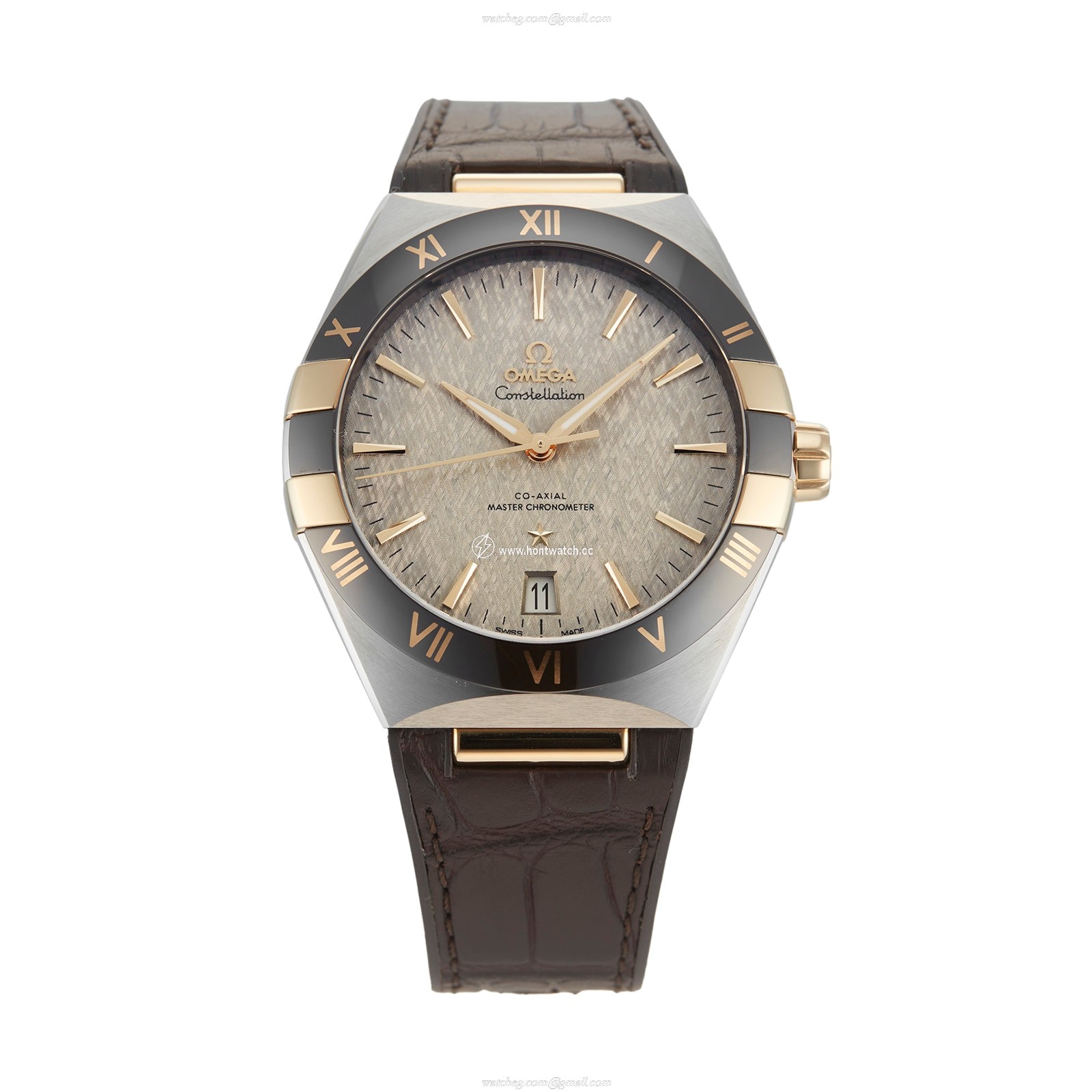 Omega Constellation 41mm Automatic Grey Dial - Stainless Steel & Yellow Gold