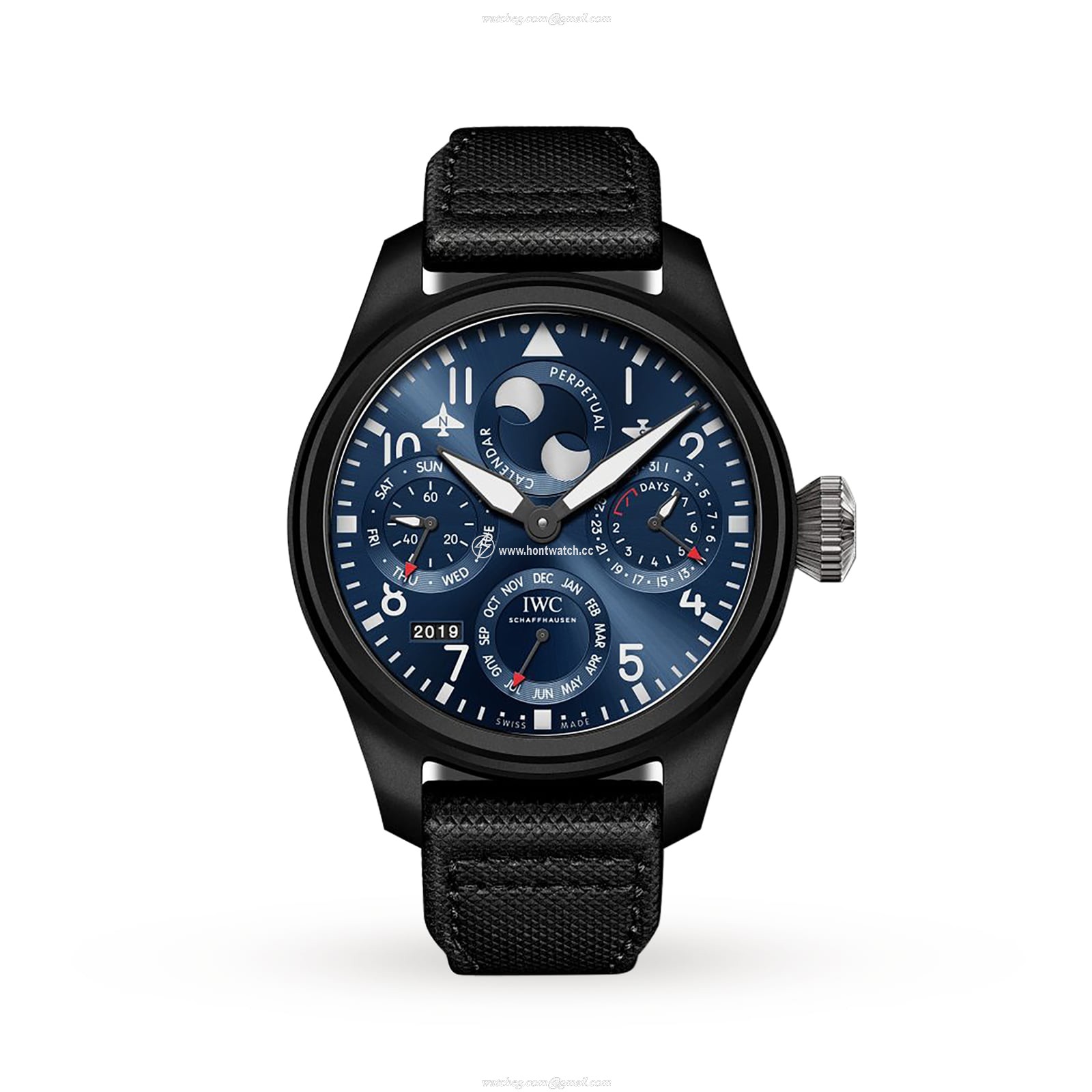 IWC Pilot IW503001 Automatic Blue Dial Ceramic Watch | 46.5mm