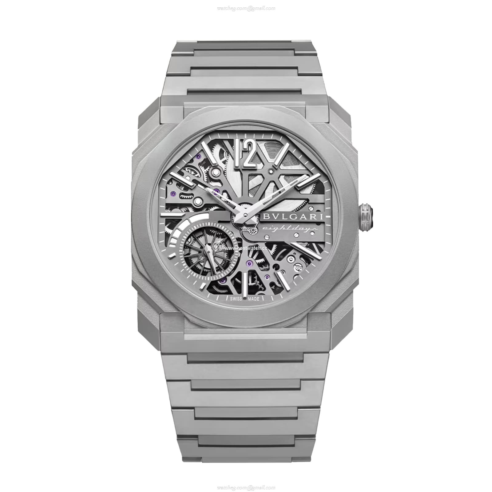 Bvlgari Octo 103610 Automatic Grey Watch - 40mm Titanium Case