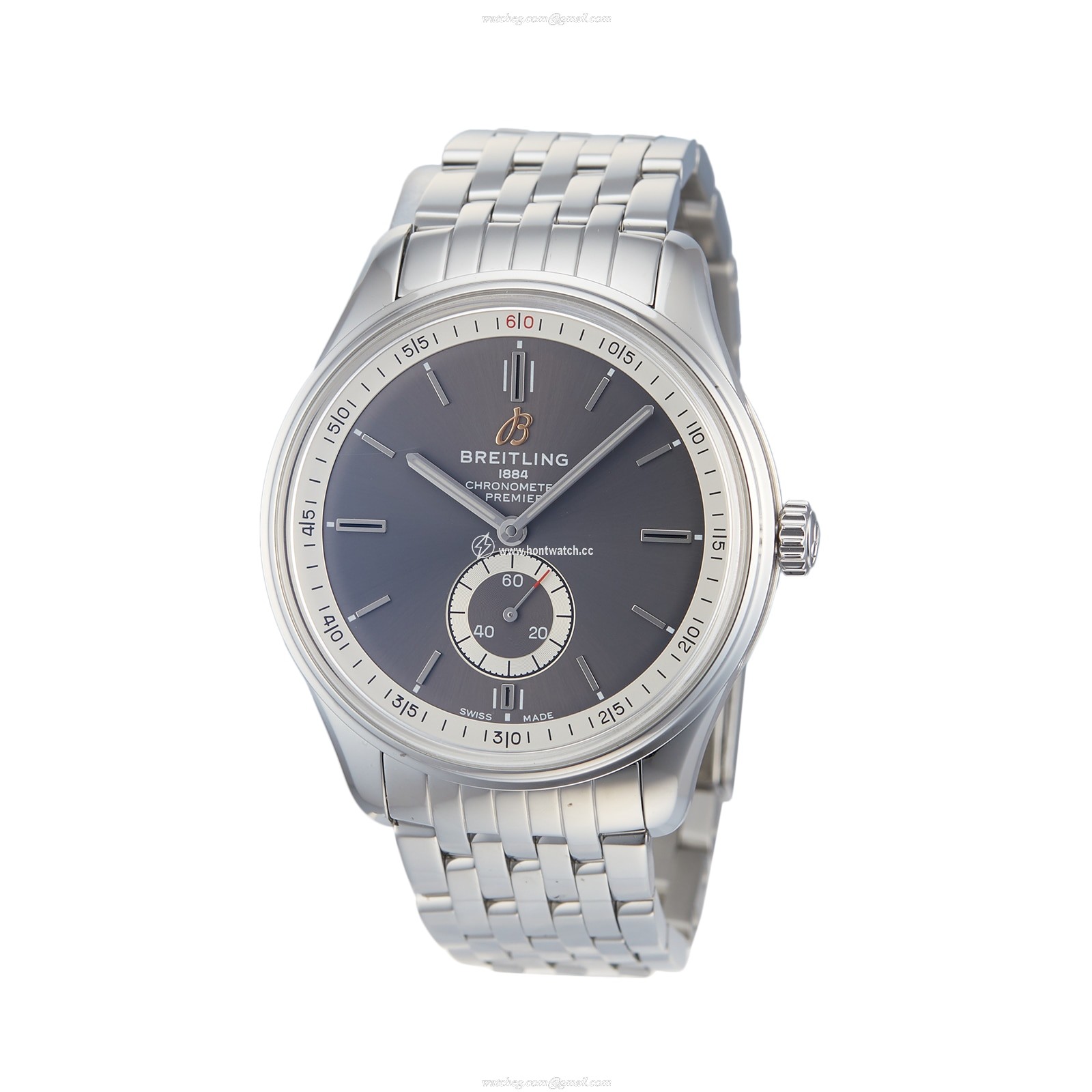 Breitling Premier A37340351B1X1 Automatic Grey Dial - 40mm Stainless Steel