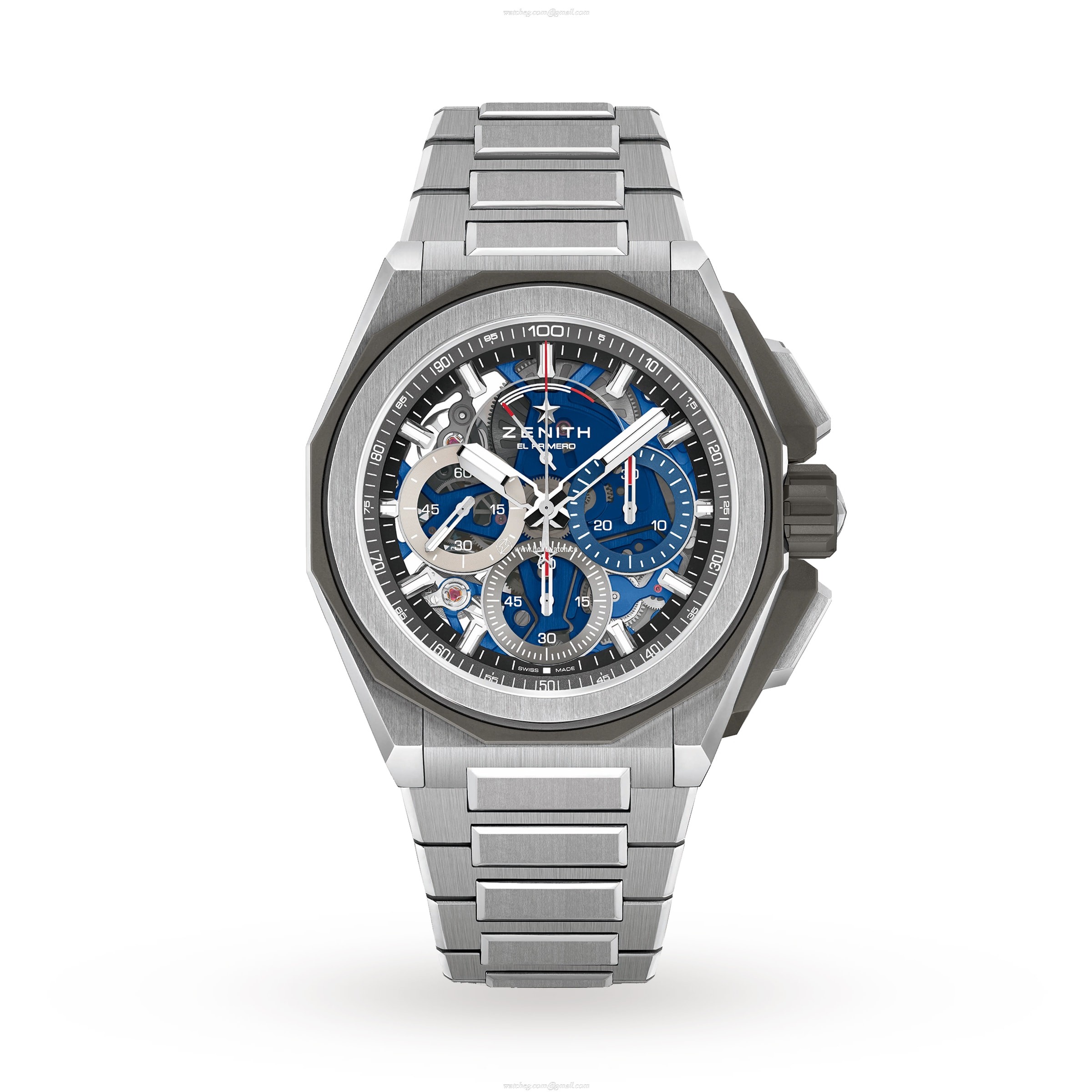 Zenith Defy Titanium Automatic Blue Watch - 46mm Case | 100M Water Resistant