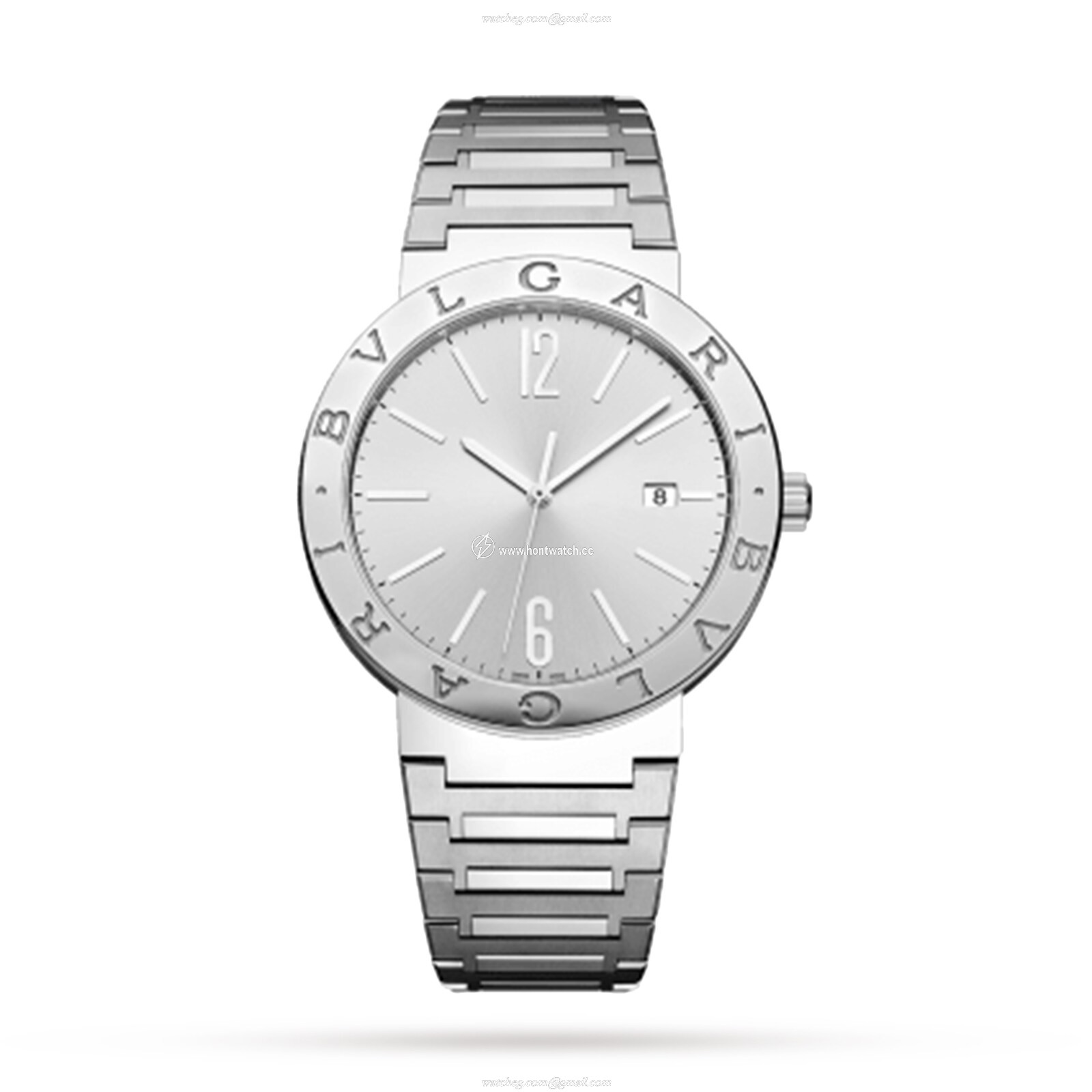 Bvlgari Bvlgari 103652 Automatic Watch - 41mm Stainless Steel Silver Dial