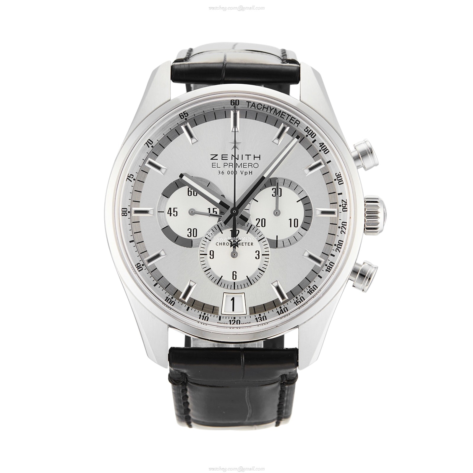 Pre-Owned Zenith El Primero 42mm Automatic Silver Dial - Stainless Steel