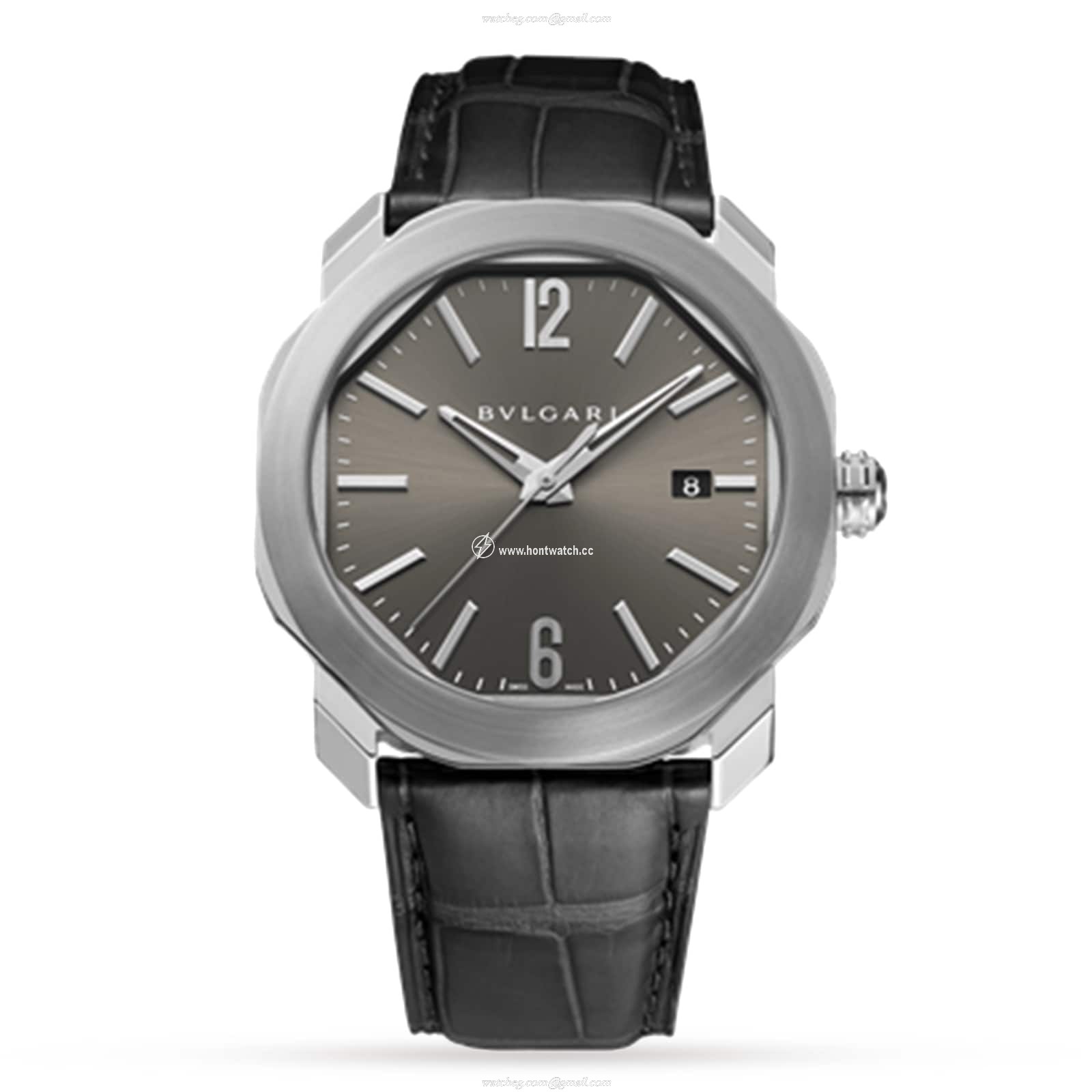 Bvlgari Octo 102855 Automatic Grey Watch - 41mm Stainless Steel