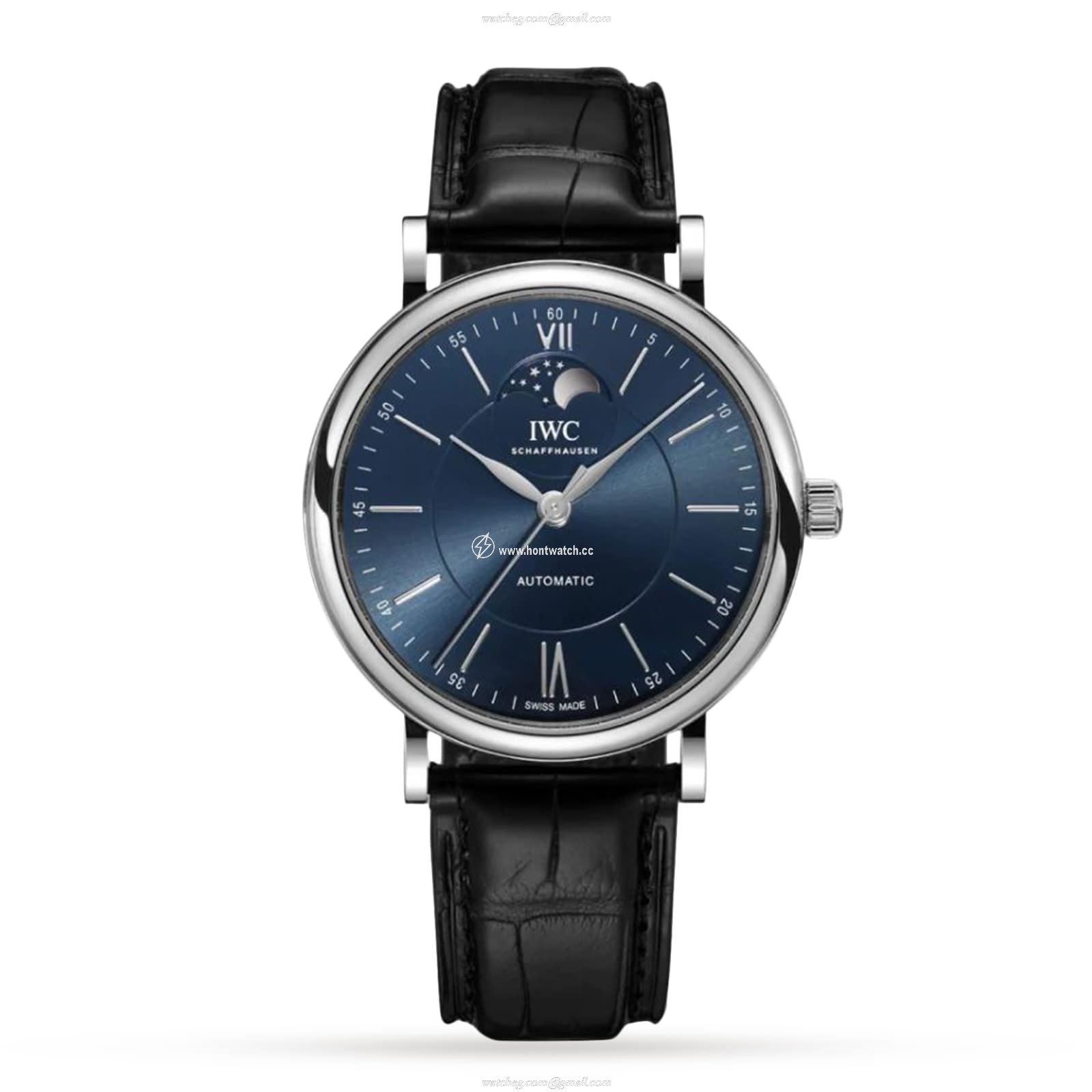 IWC Portofino IW459402 Automatic Watch - 40mm Stainless Steel Blue Dial