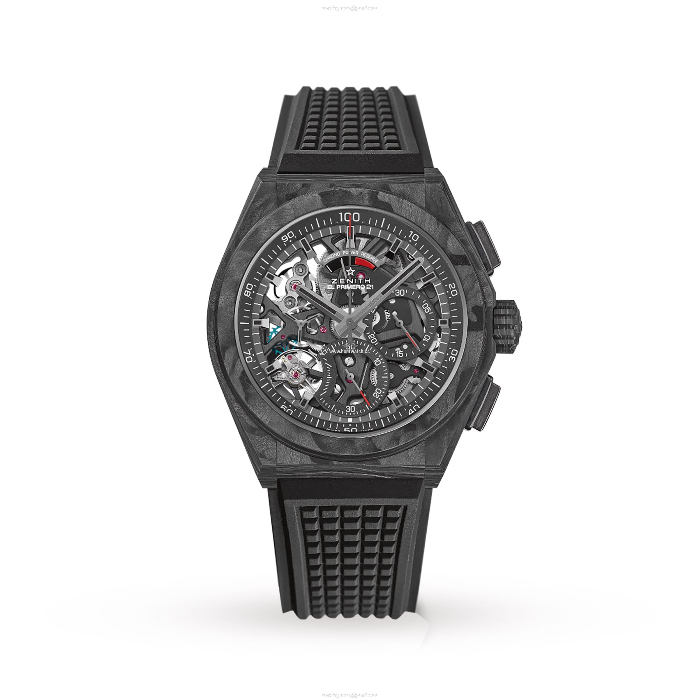 Zenith Defy Forged Carbon Manual Winding Blue Watch - 44mm Case | Replica