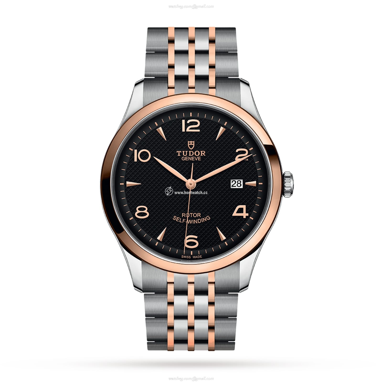 Tudor 1926 Automatic Watch - 41mm Black Dial | Stainless Steel & Gold