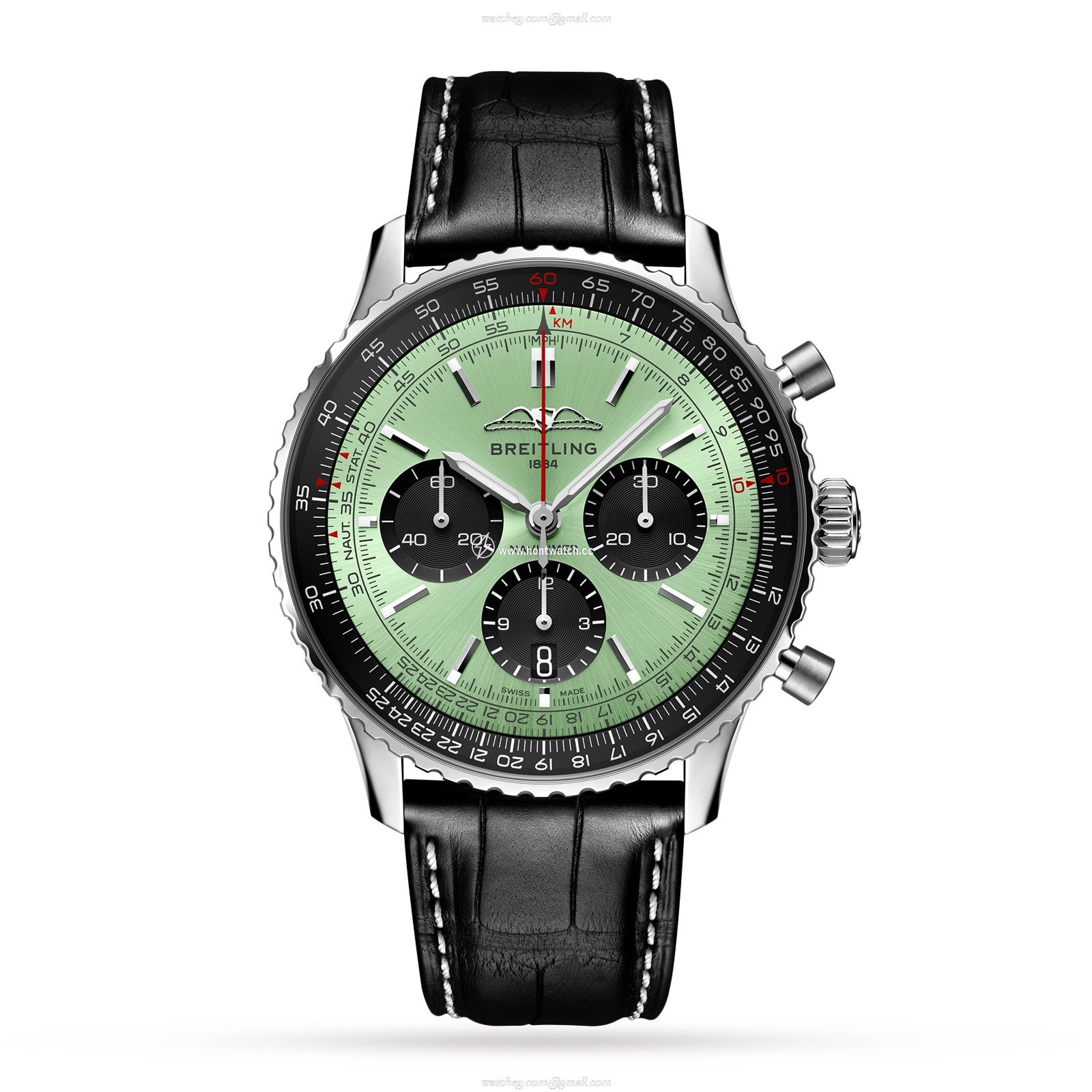 Breitling Navitimer AB0138241L1P1 | 43mm Mint Green Dial | Automatic