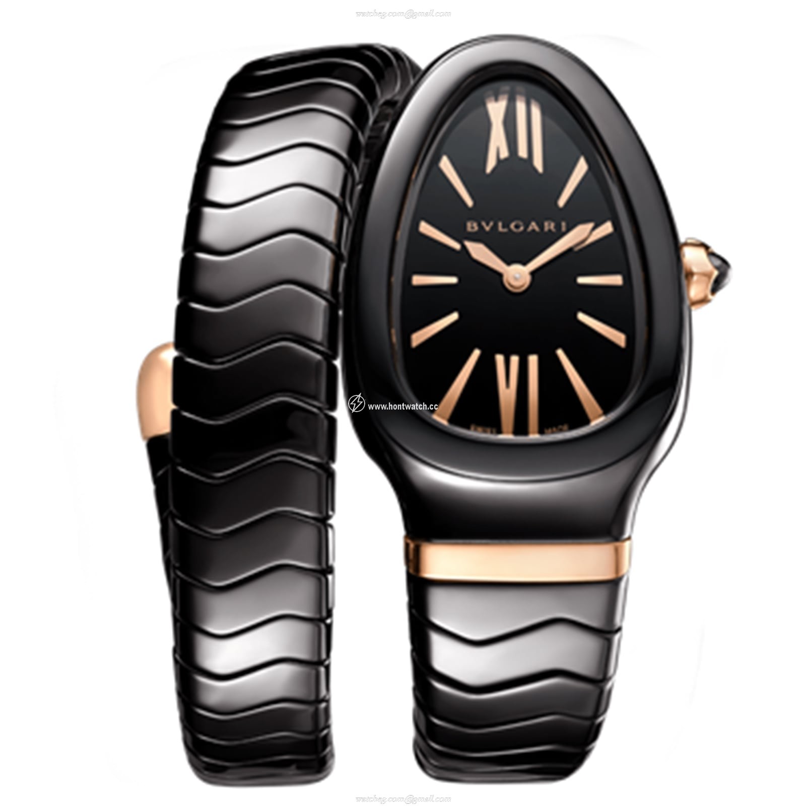 Bvlgari Serpenti 102734 Replica Watch | Stainless Steel Quartz White Dial 35mm