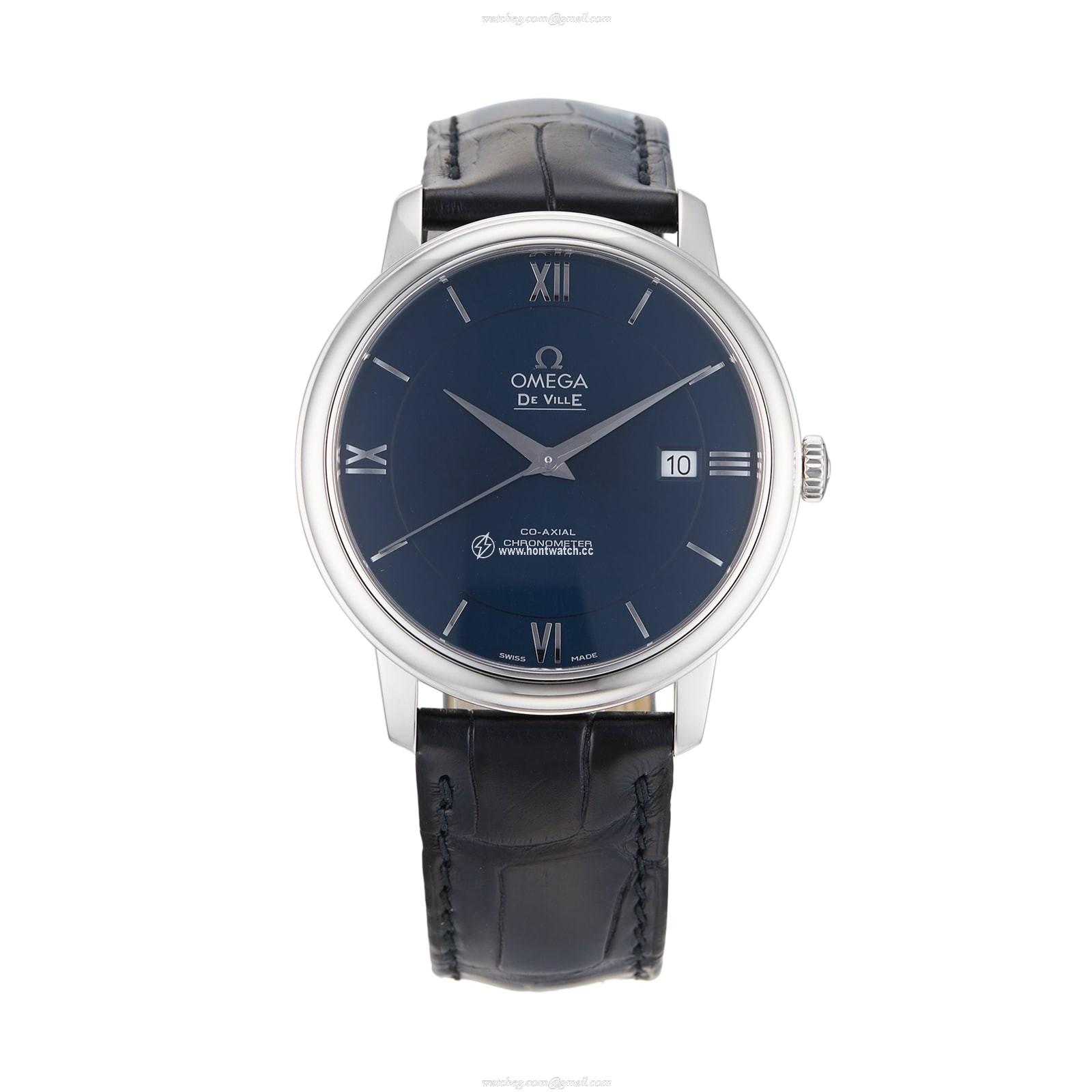Omega De Ville Prestige 39.5mm Blue Dial Automatic Watch | Stainless Steel