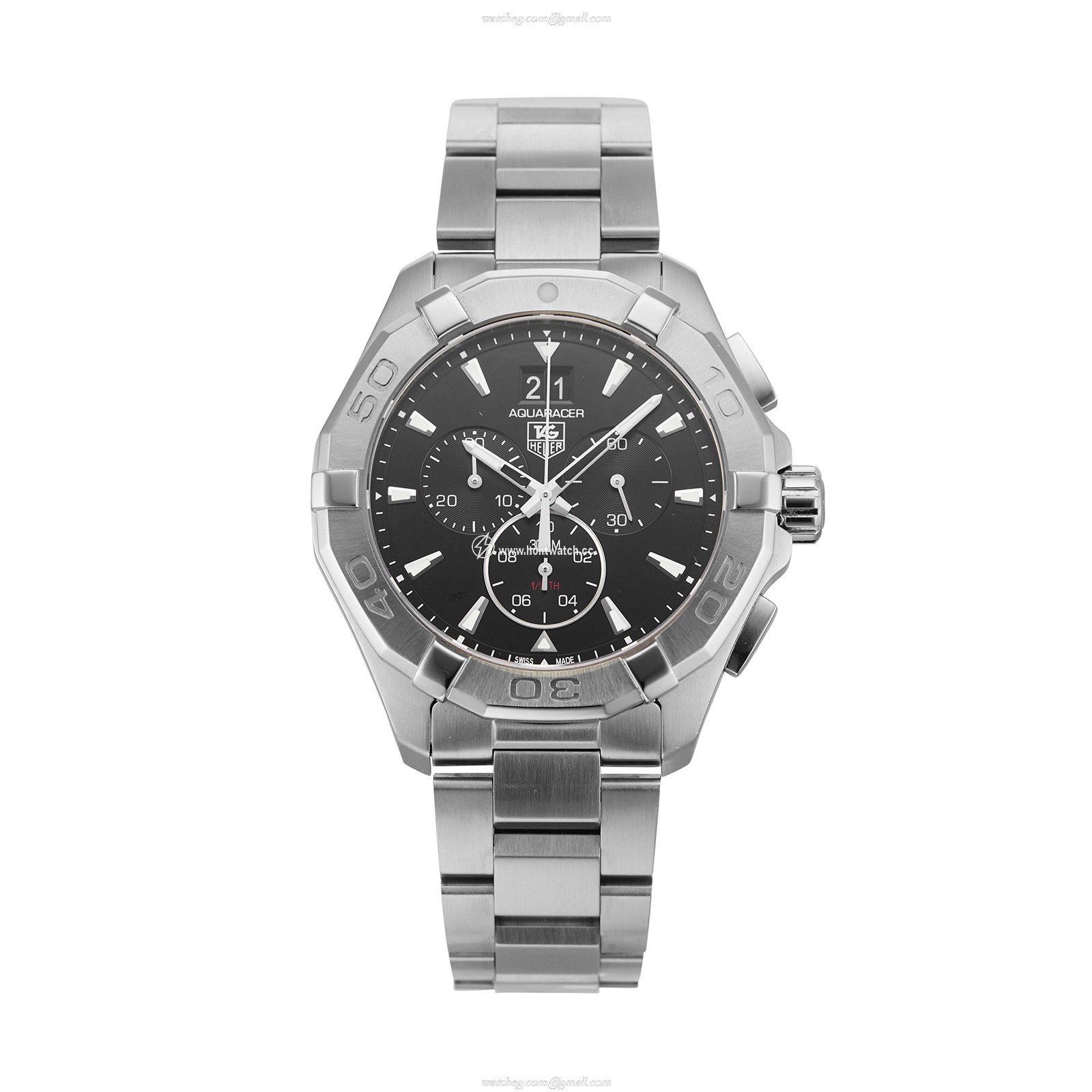 TAG Heuer Aquaracer CAY1110.BA0927 | 43mm Black Dial | Quartz | 300M