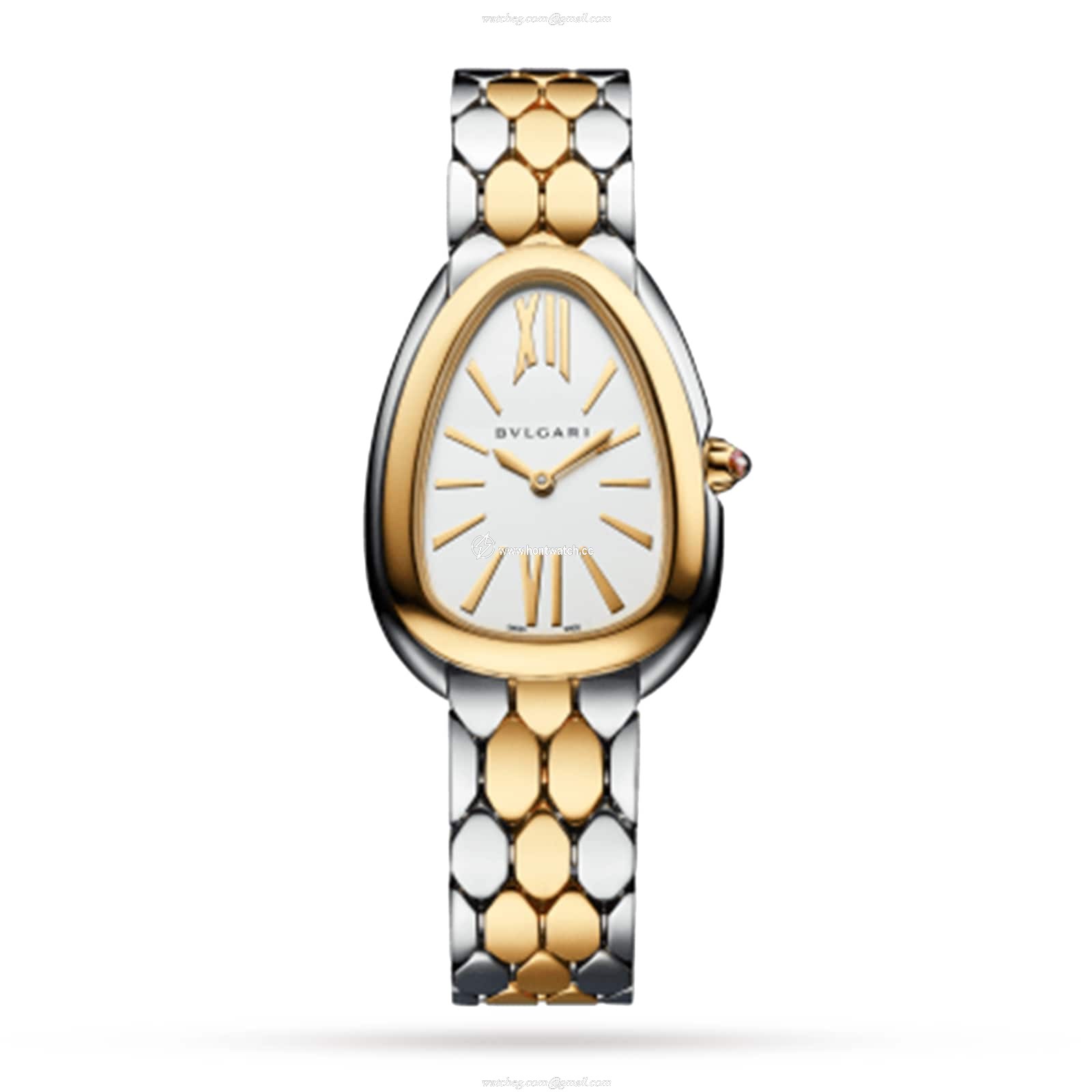 Bvlgari Serpenti Seduttori 103671 | 33mm Black Dial | Stainless Steel Quartz Watch