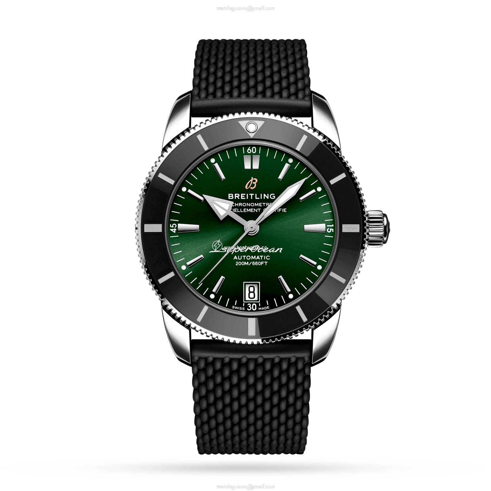 Breitling Superocean Heritage 42mm Automatic Green Dial - Stainless Steel