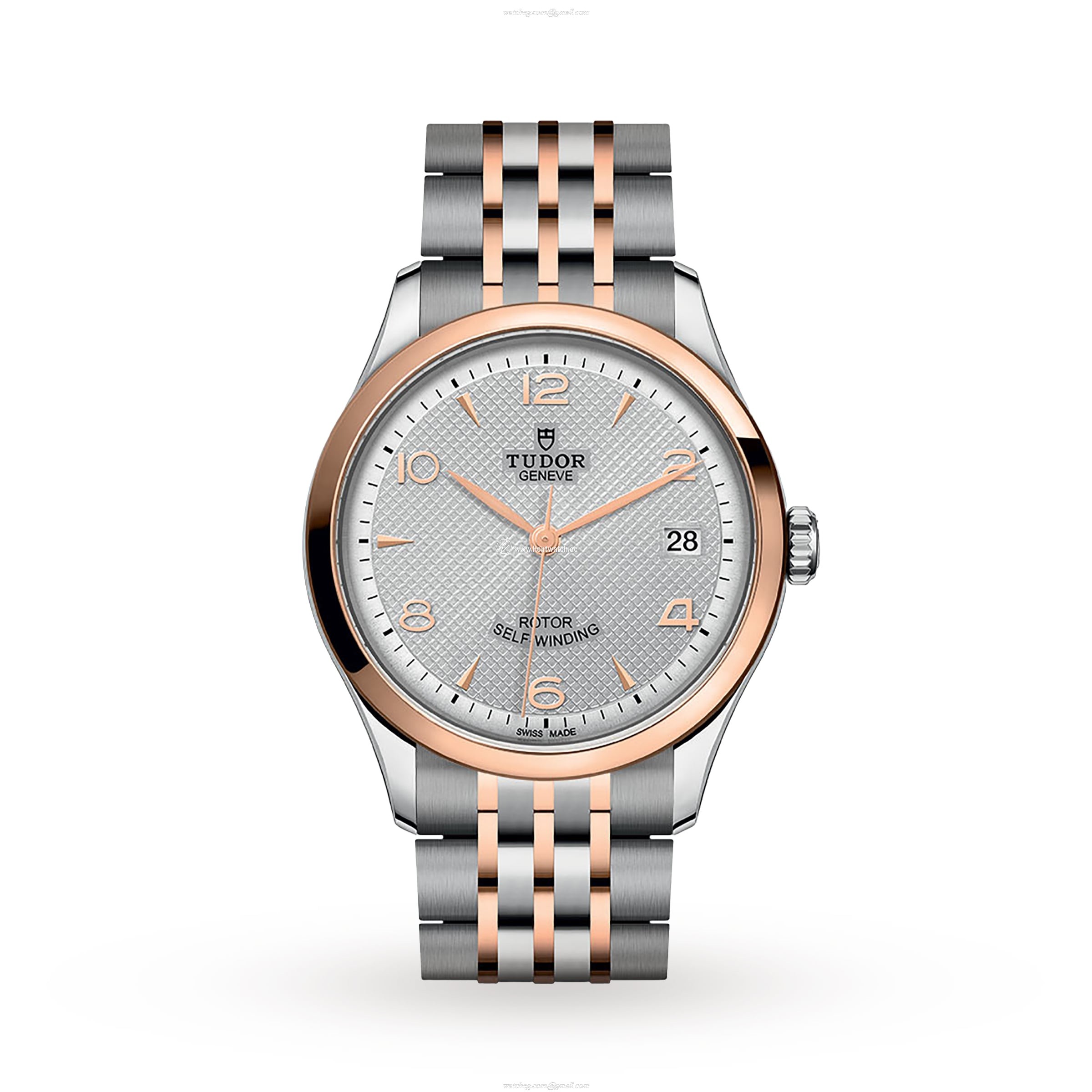 Tudor 1926 M91451-0001 Automatic Watch | 36mm Steel & Gold | Silver Dial