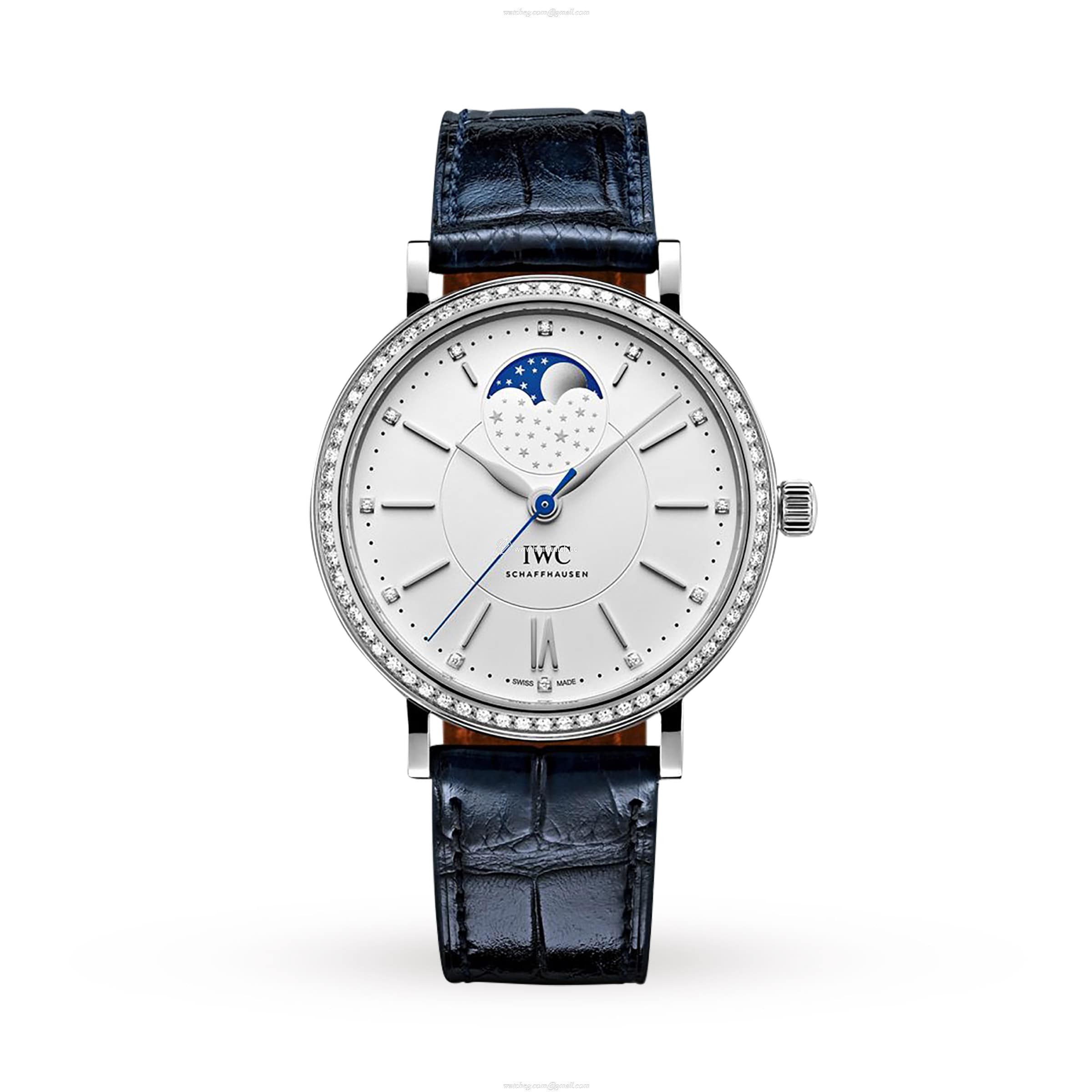 IWC Portofino IW459008 Automatic Watch - 37mm Stainless Steel - White Dial
