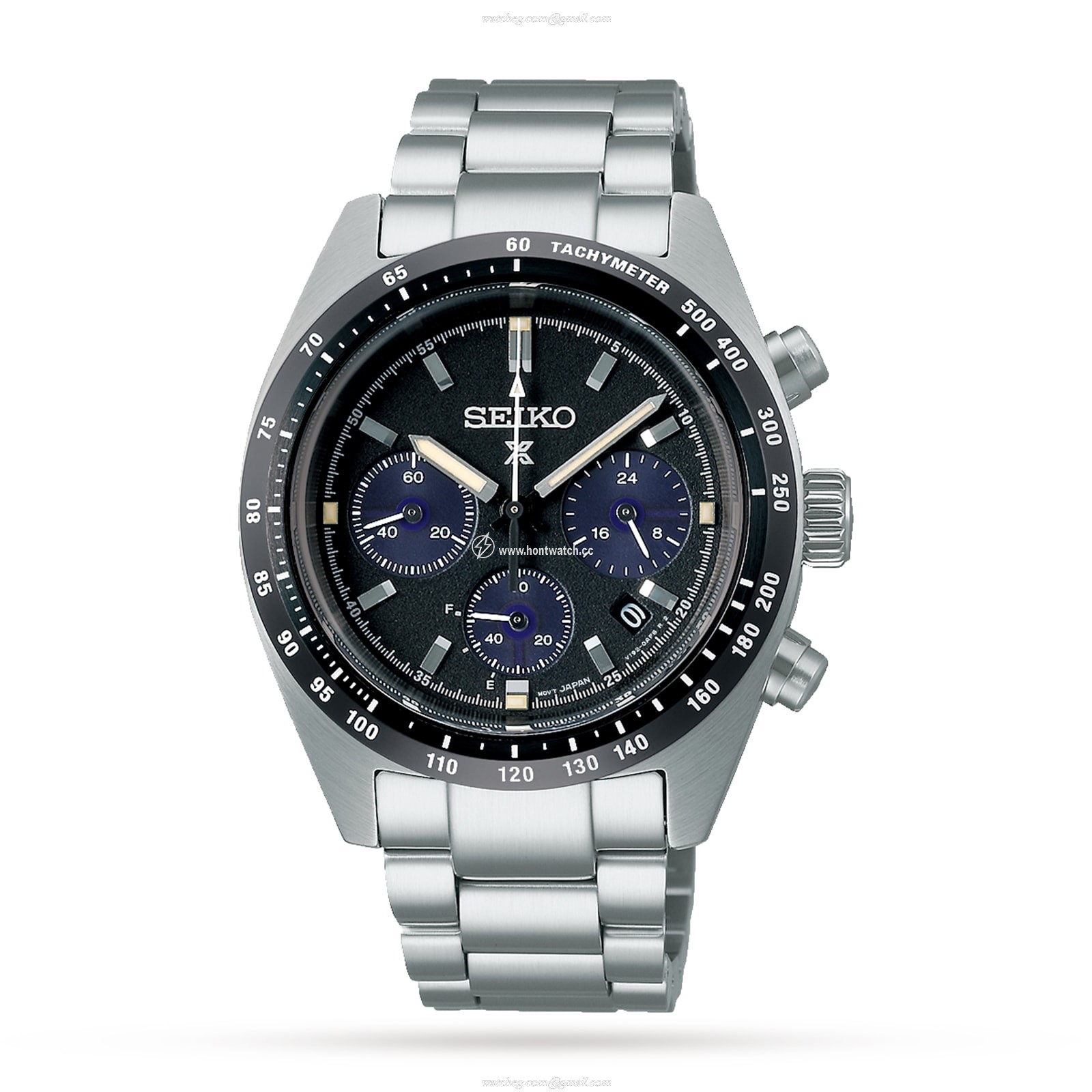Seiko Prospex SSC819P1 Solar Watch - 39mm Stainless Steel - Black Dial
