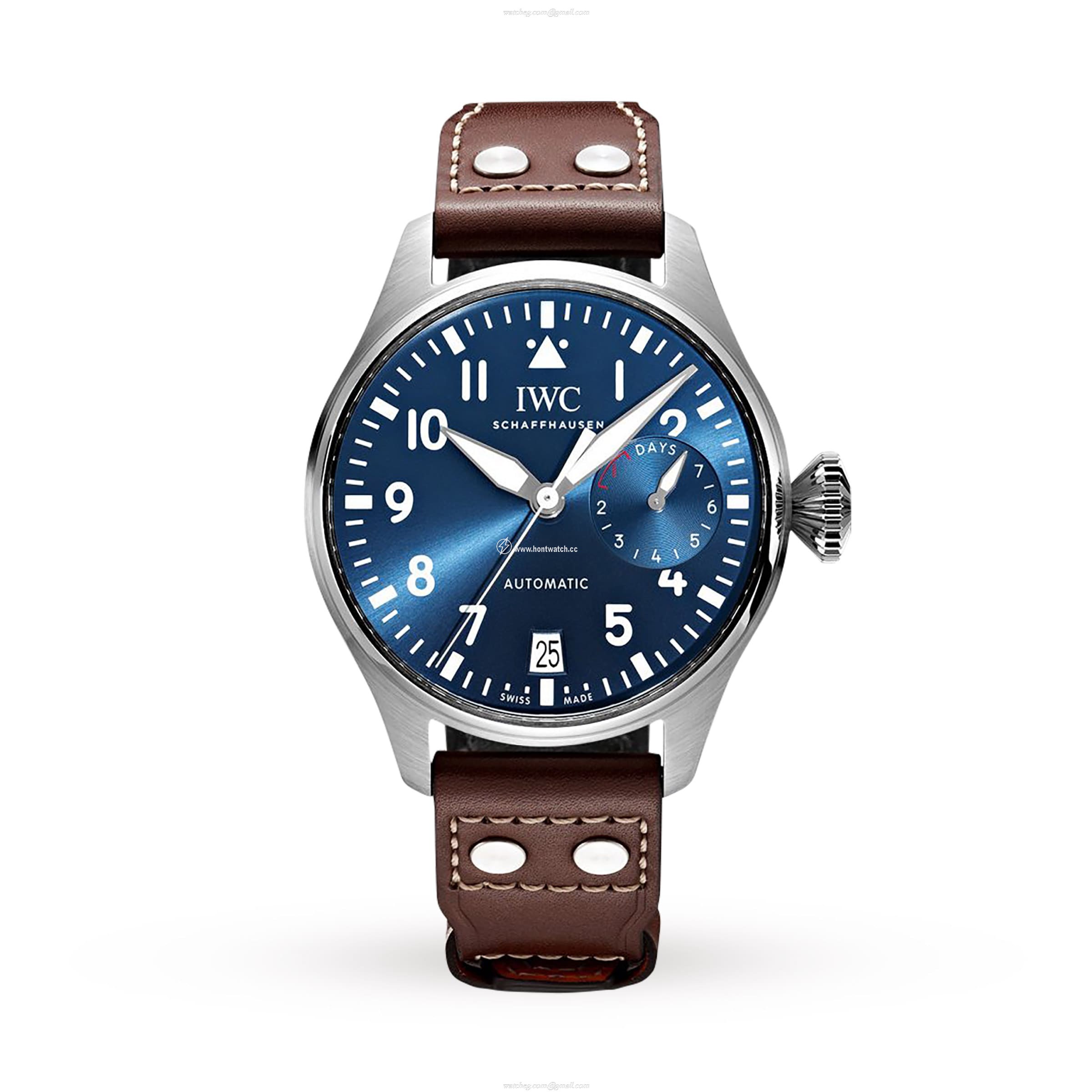IWC Pilot IW501002 Automatic Watch - 46mm Stainless Steel - Blue Dial