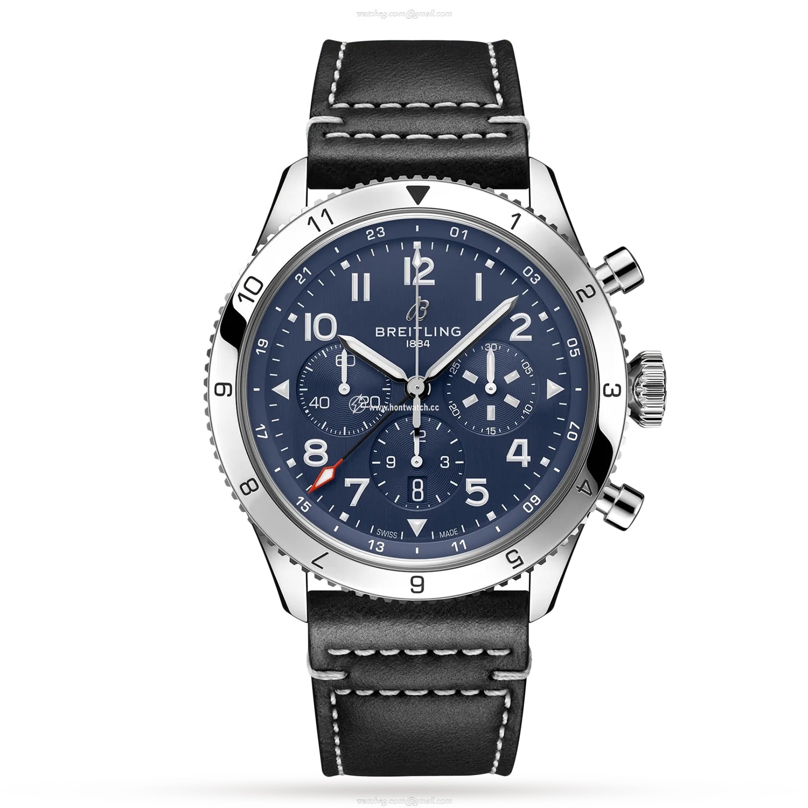 Breitling Aviator 8 AB04451A1C1X1 | 46mm Stainless Steel Automatic Blue Watch