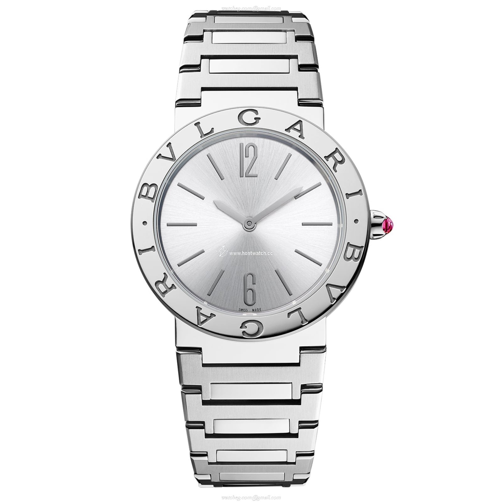 Bvlgari Bvlgari Lady 33mm Grey Dial | Stainless Steel Quartz Watch