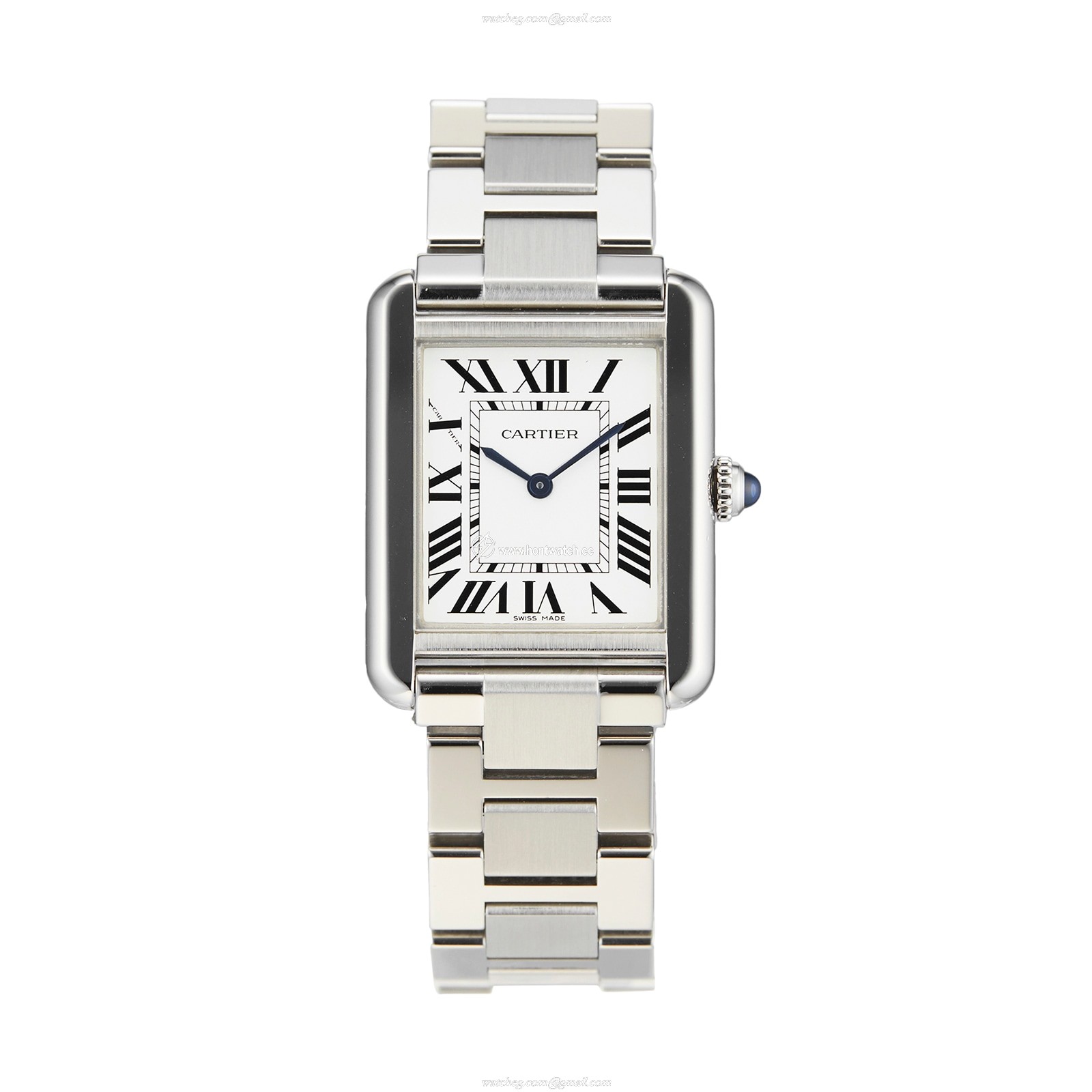 Cartier Tank W5200013 Ladies Watch - 24mm Stainless Steel & Quartz