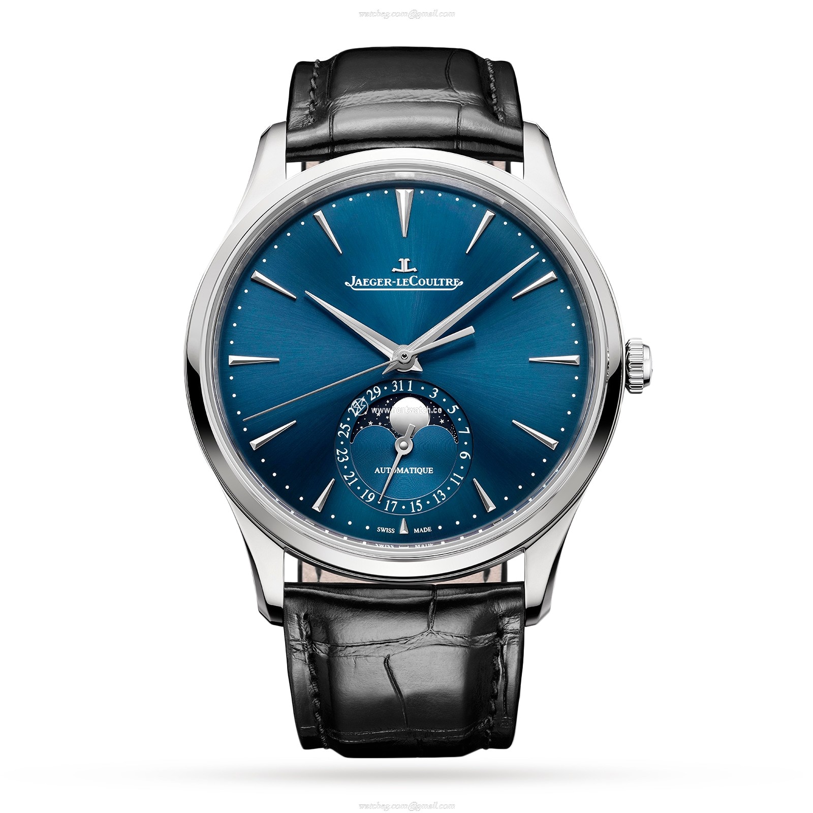 Jaeger-LeCoultre Master Ultra Thin Moon 39mm Blue Dial Automatic Watch