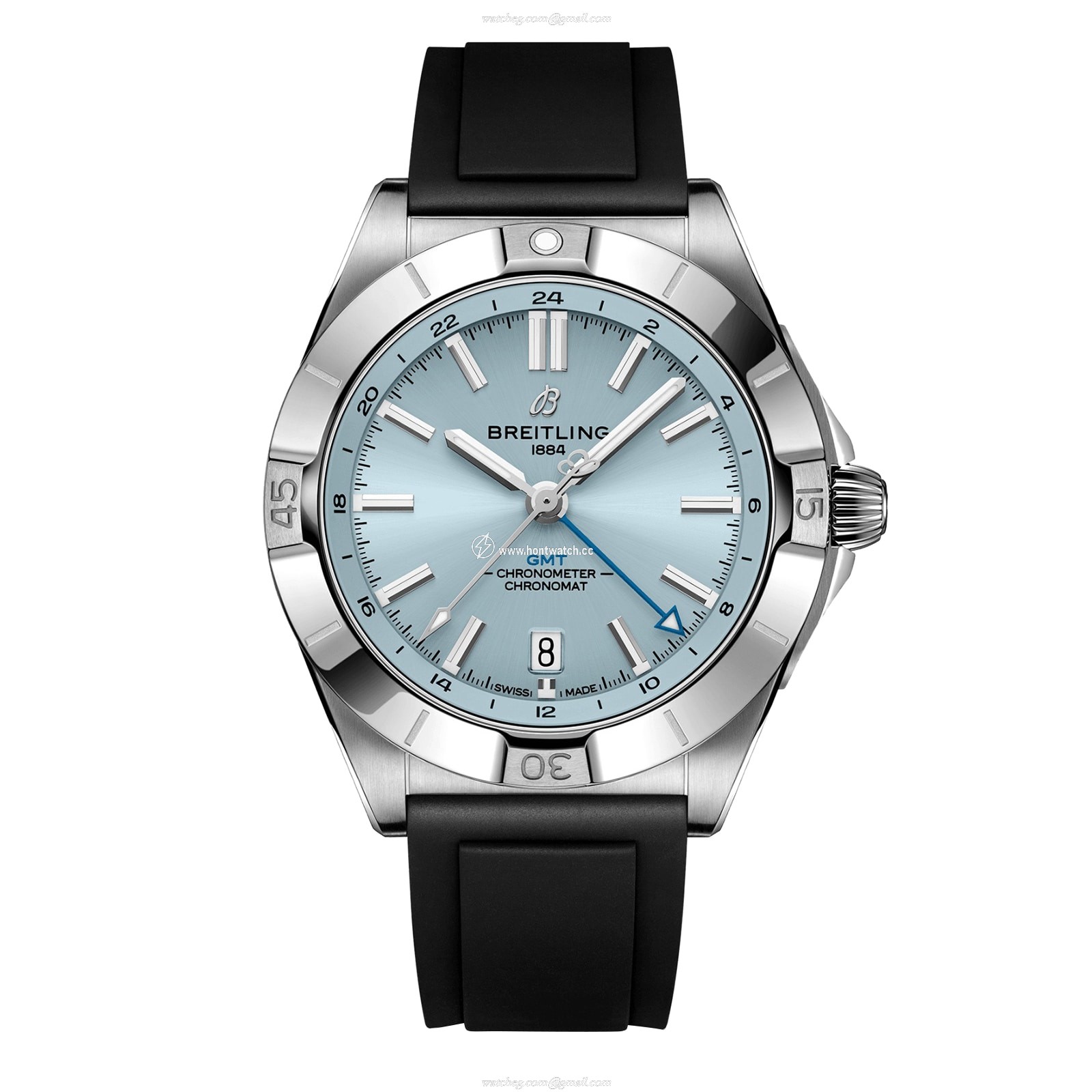 Breitling Chronomat 40mm Automatic Blue Dial - Stainless Steel & Platinum