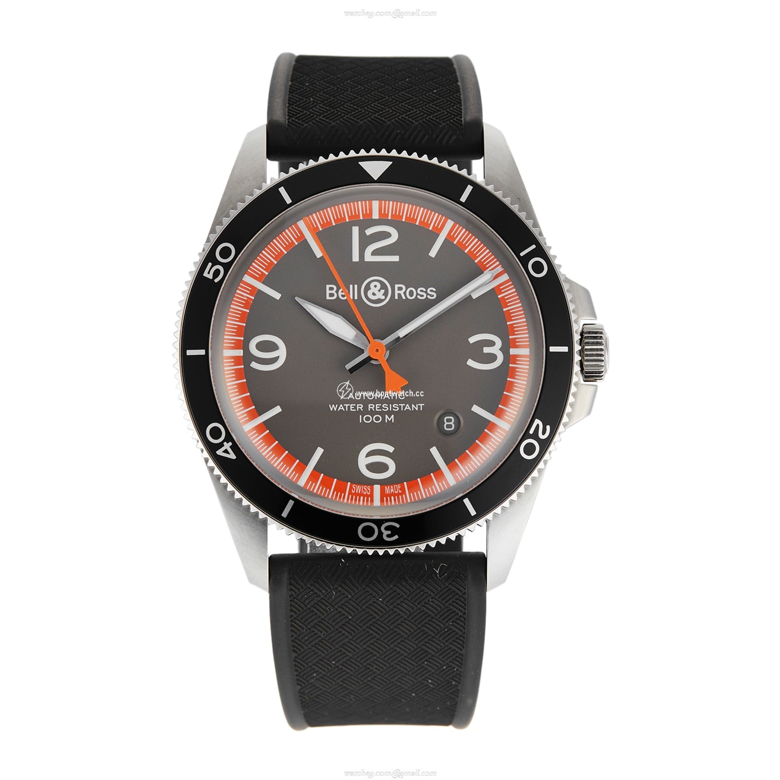 Bell & Ross BRV292-ORA-ST/SRB Automatic Grey Watch - 41mm Stainless Steel