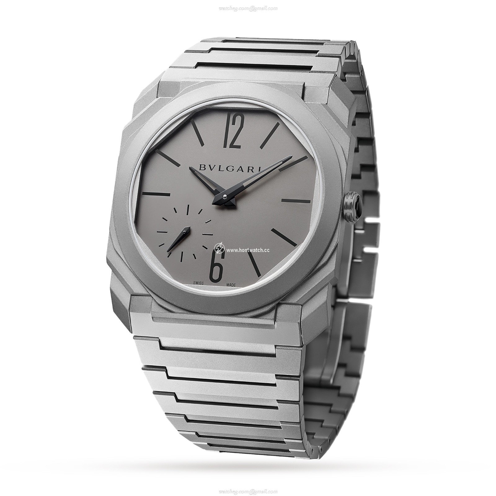 Bvlgari Octo 102713 Titanium Automatic Grey Watch | 40mm