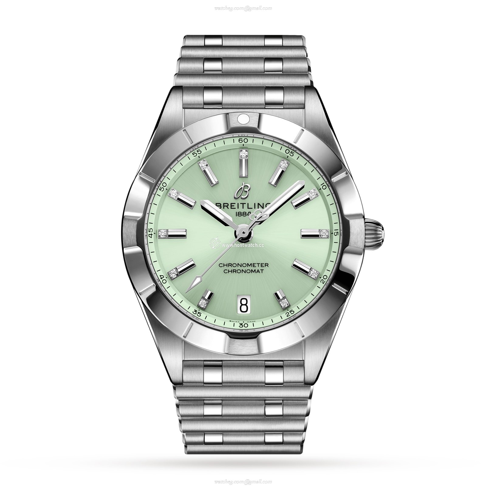 Breitling Chronomat A77310101L1A1 | 32mm Stainless Steel | Green Dial | Quartz
