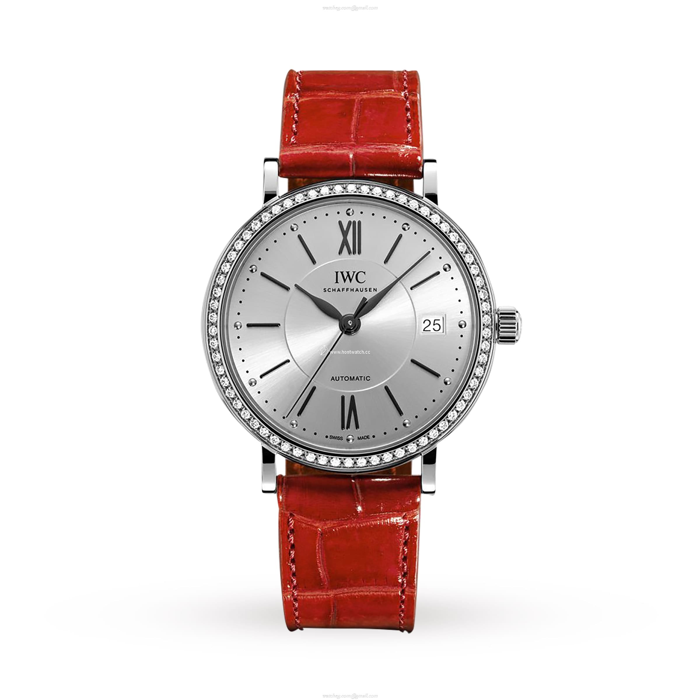 IWC Portofino IW458109 Automatic Watch - 37mm Stainless Steel & Silver Dial
