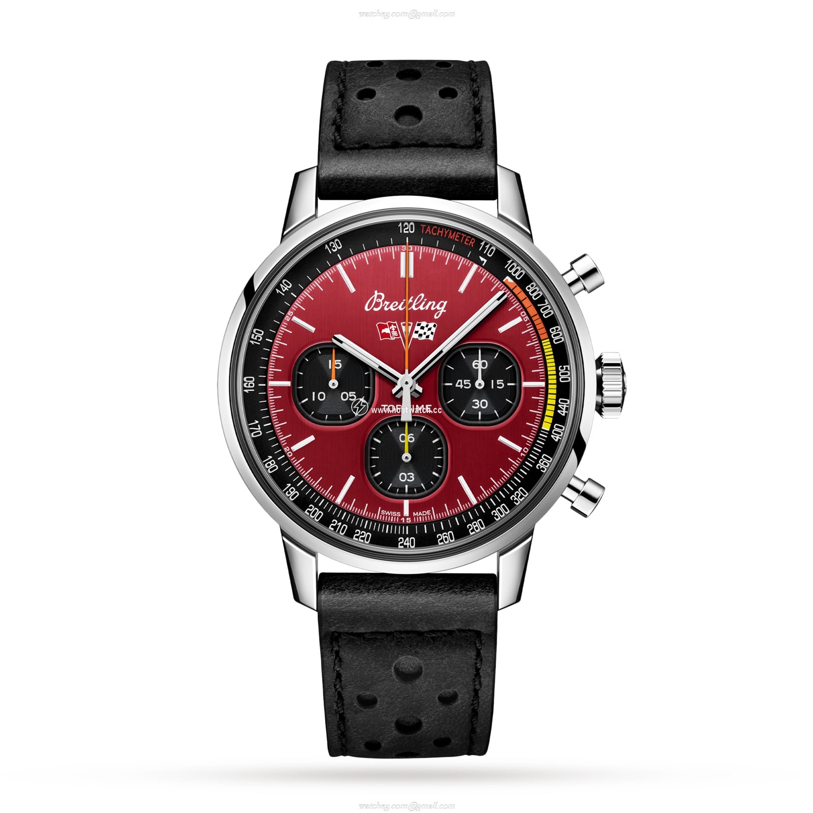 Breitling Top Time Automatic Red Dial - 42mm Stainless Steel - Replica