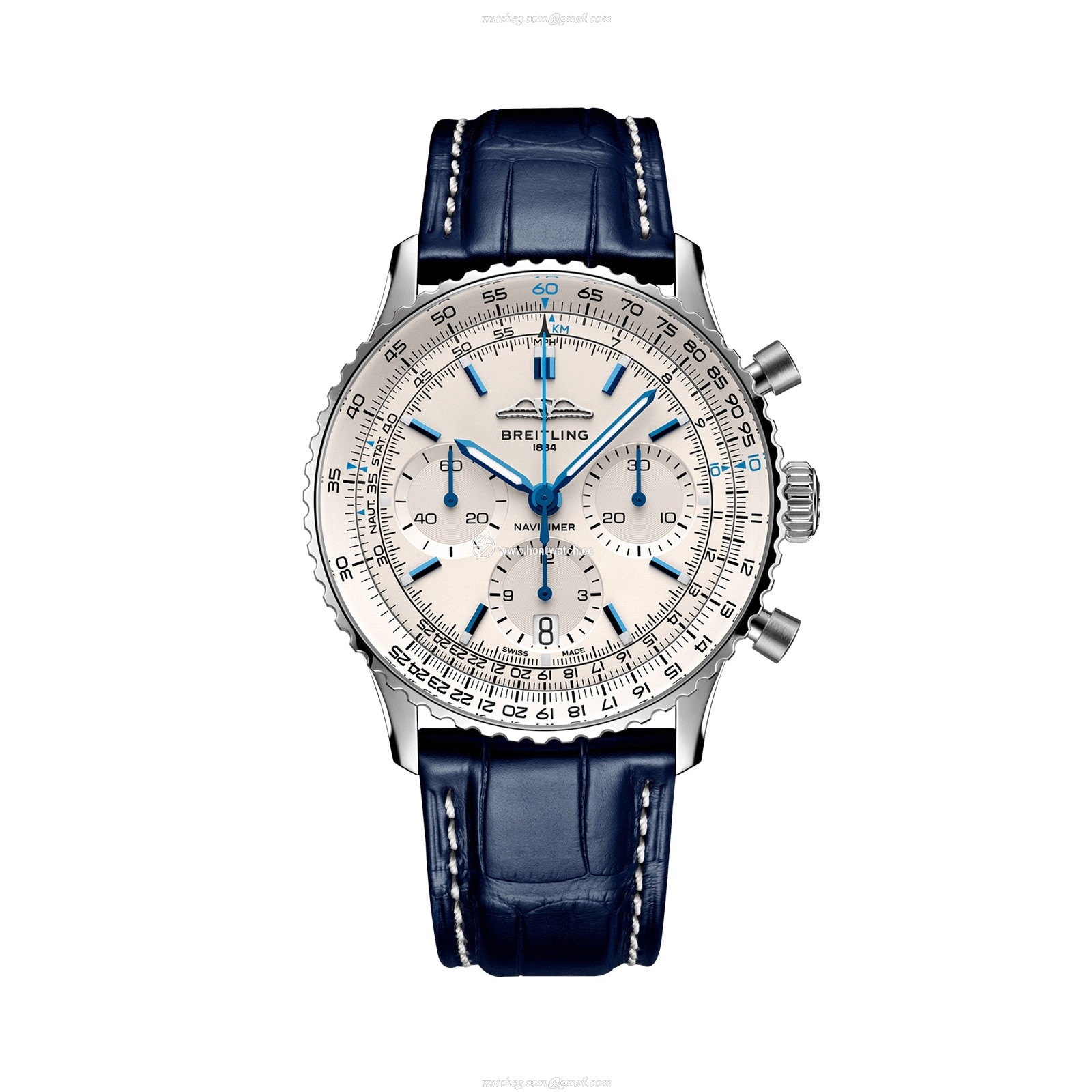 Breitling Navitimer Automatic Silver Dial - 41mm Stainless Steel Watch