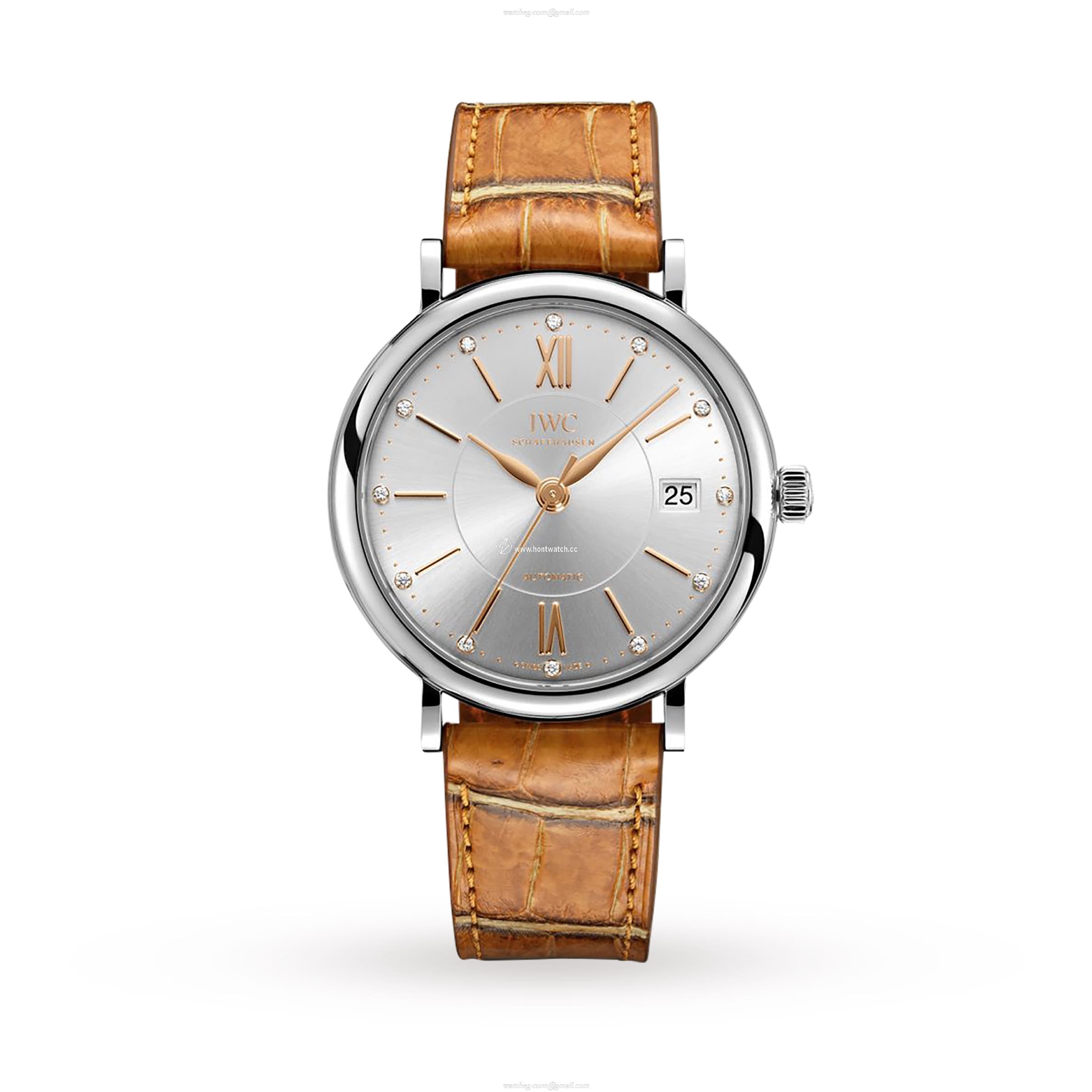 IWC Portofino IW458101 Automatic Watch | 37mm Stainless Steel & Silver Dial