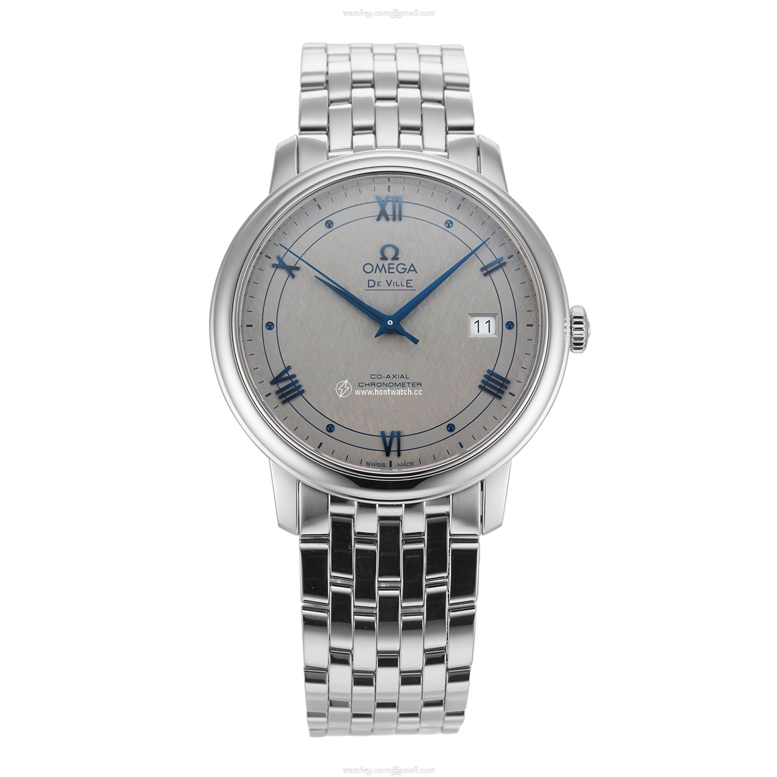 Omega De Ville Automatic Grey Watch - 40mm Stainless Steel | Pre-Owned