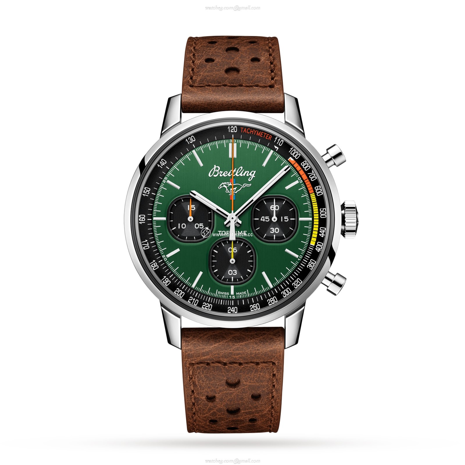 Breitling Top Time Automatic Green Dial - 42mm Stainless Steel Watch