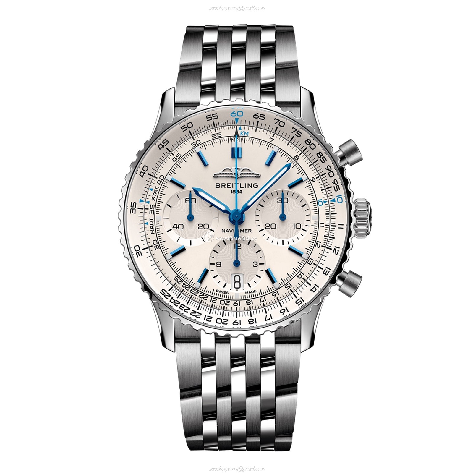 Breitling Navitimer AB0139A71G1A1 | 41mm Stainless Steel Automatic White Dial